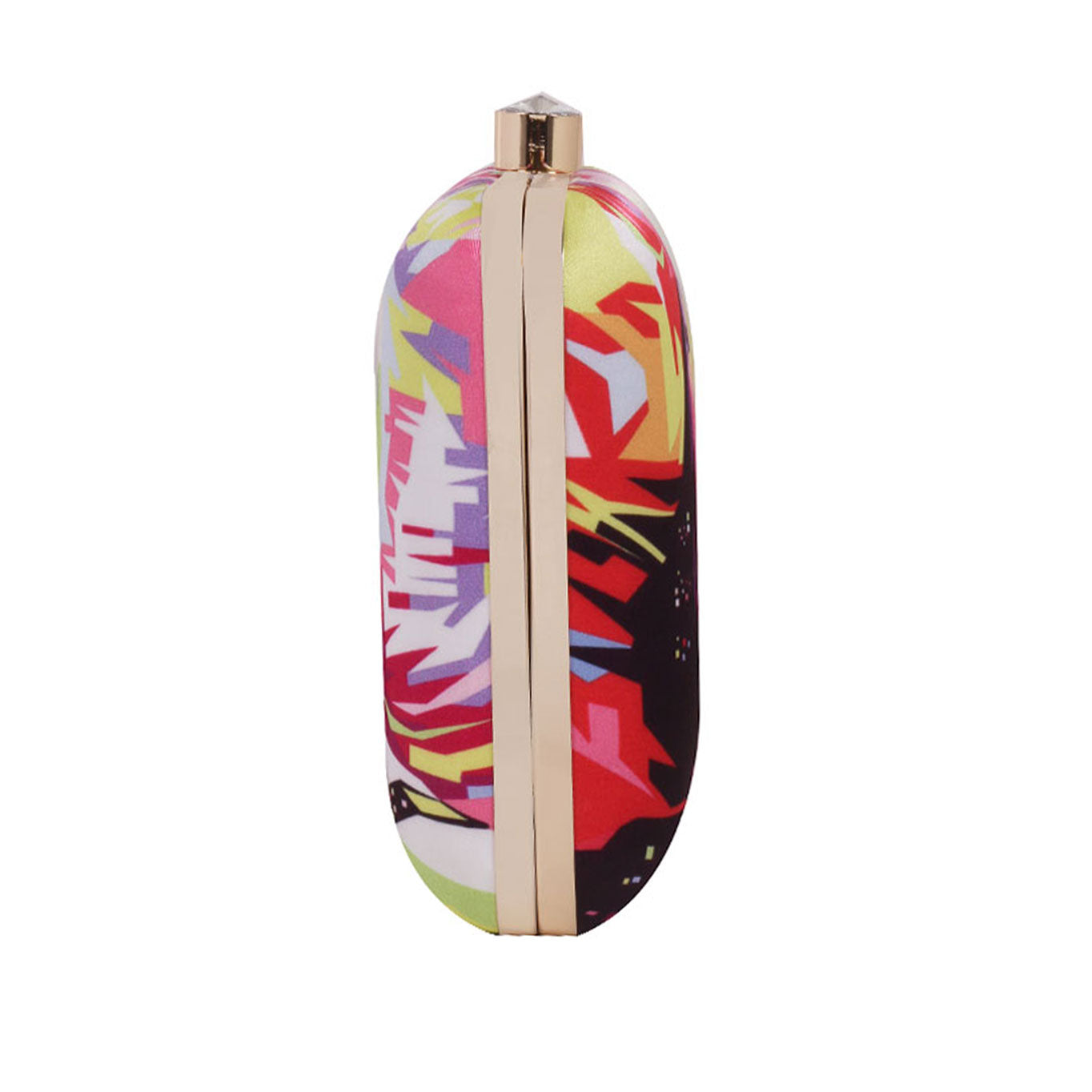 Casual Girl Laugh Pink Square Box Clutch for Women & Girls
