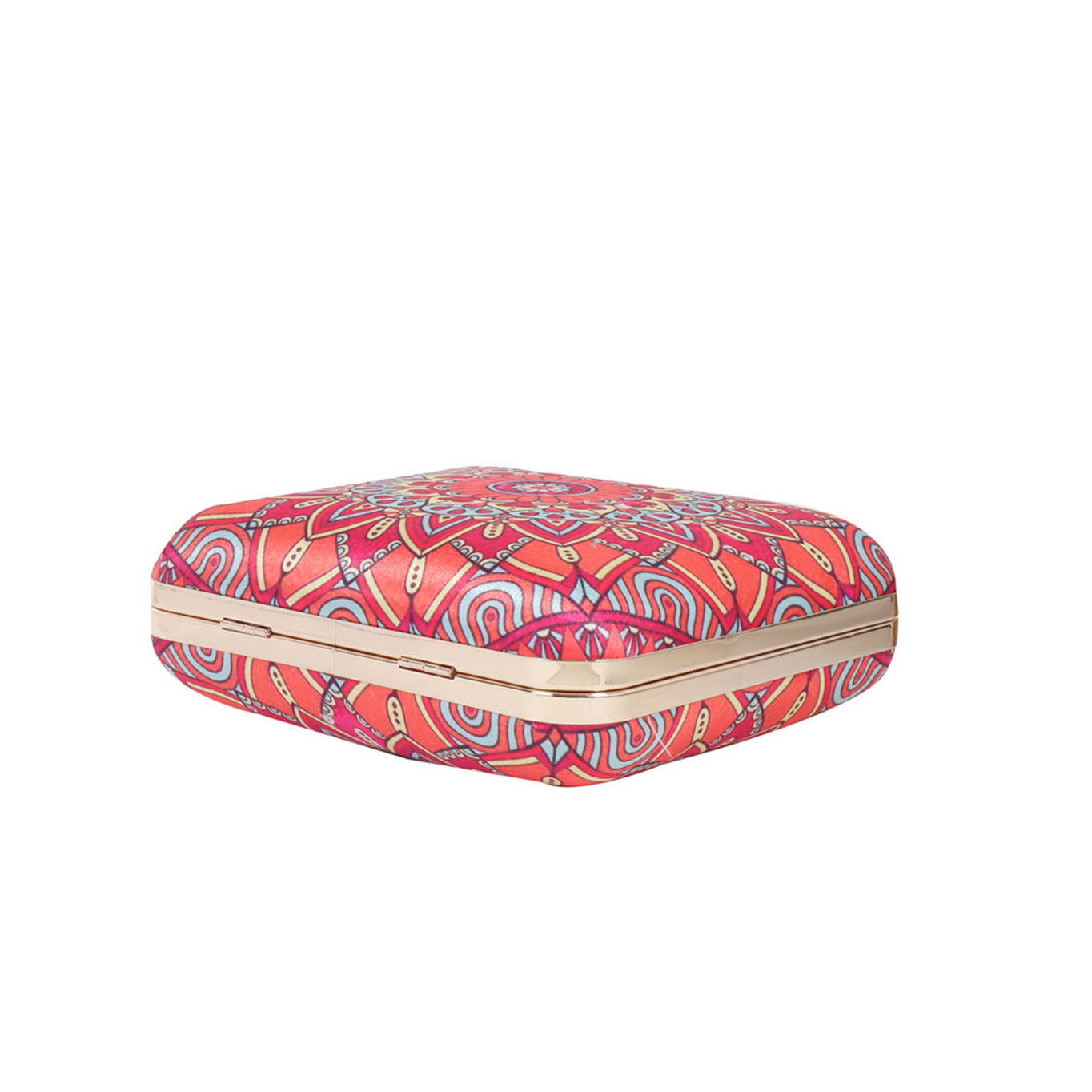 Swisni mandala printed clutch bag