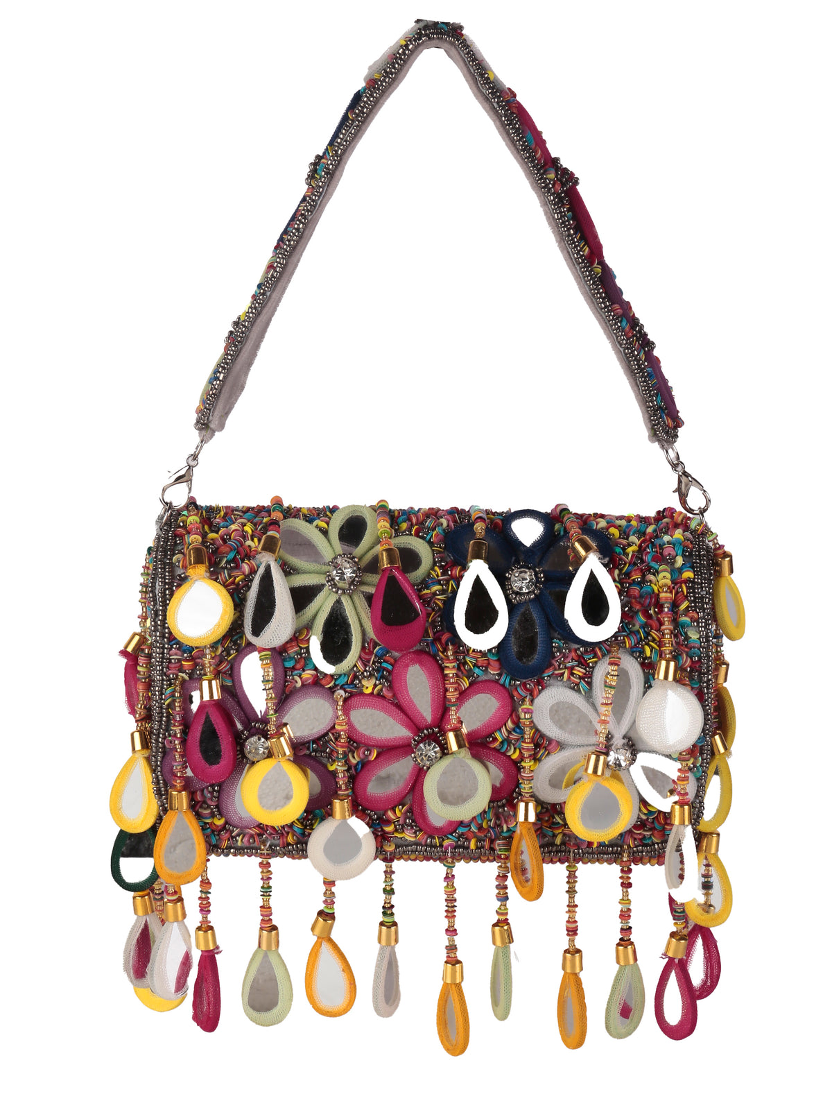 VRPS Flap Bag | Handcrafted Ethnic Bag | SWIS-1544 | Additional Angle