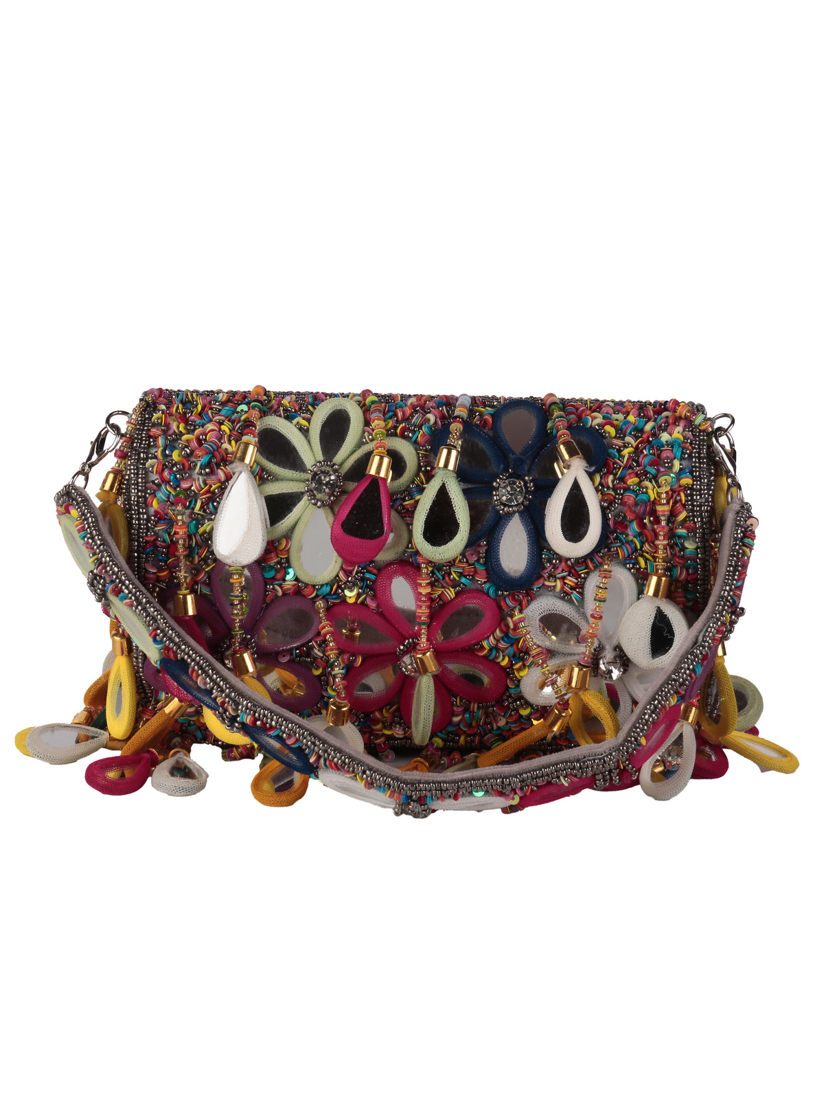 VRPS Flap Bag | Handcrafted Ethnic Bag | SWIS-1544 | Additional Angle