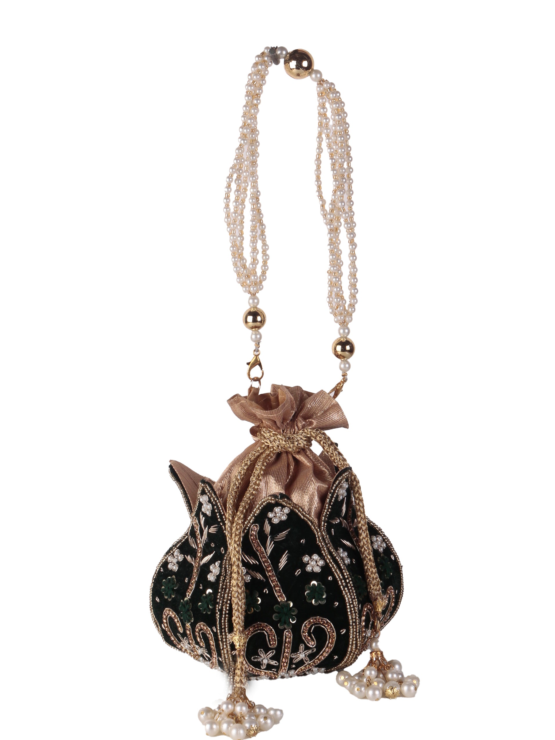VRPS Lotus Potli | Handcrafted Ethnic Bag | SWIS-1559 | Additional Angle