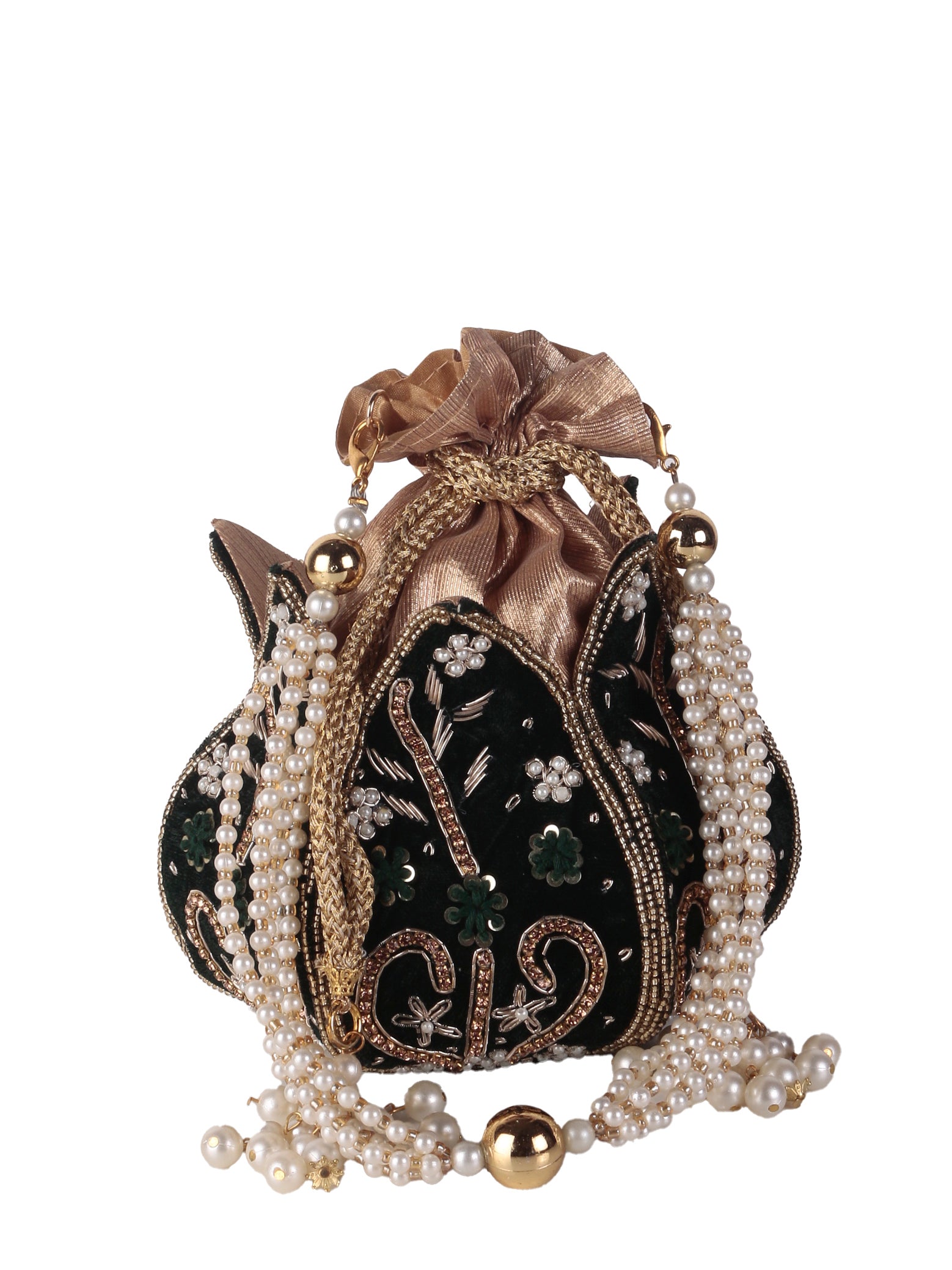 VRPS Lotus Potli | Handcrafted Ethnic Bag | SWIS-1559 | Additional Angle