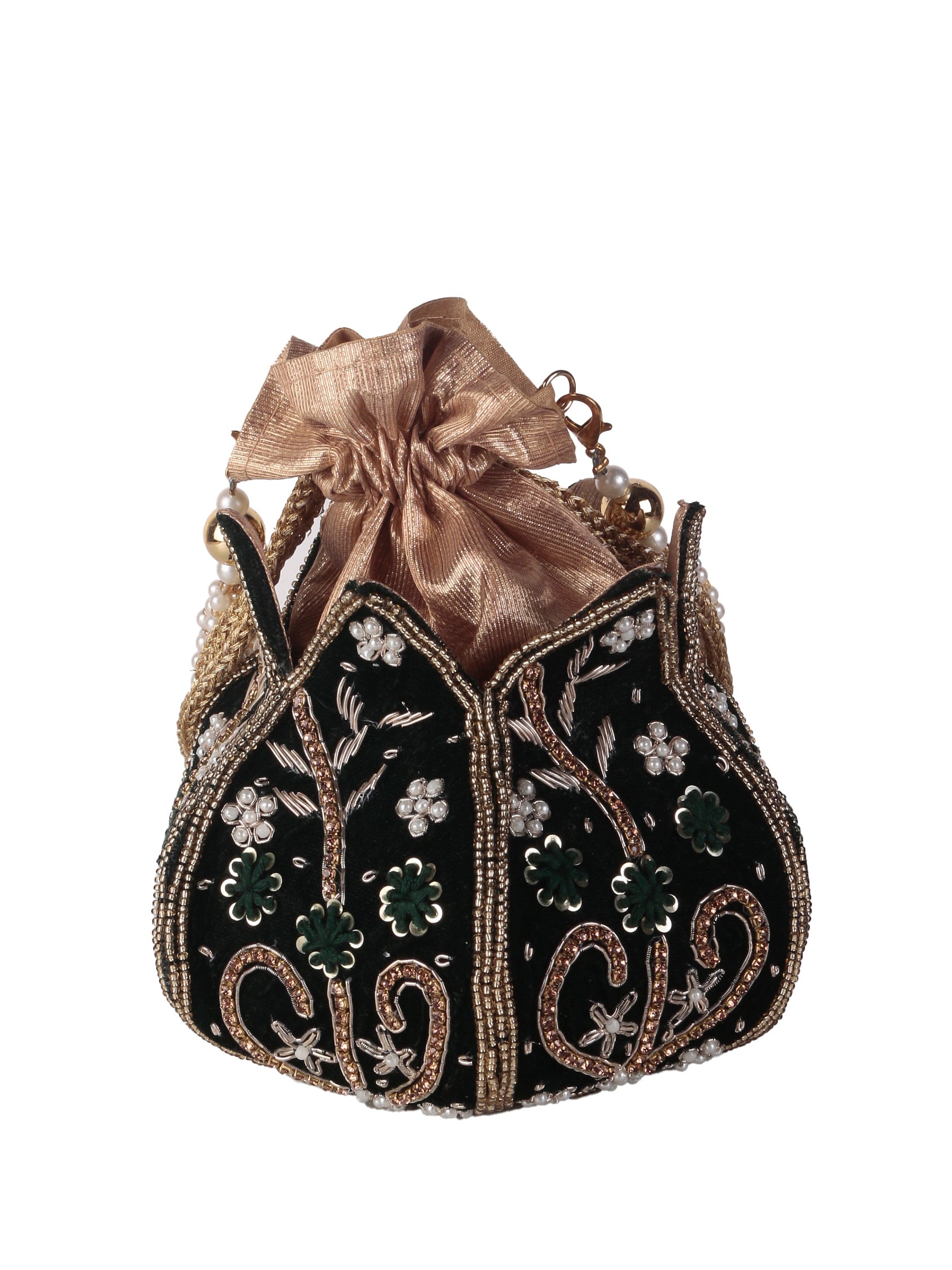 VRPS Lotus Potli | Handcrafted Ethnic Bag | SWIS-1559 | Additional Angle