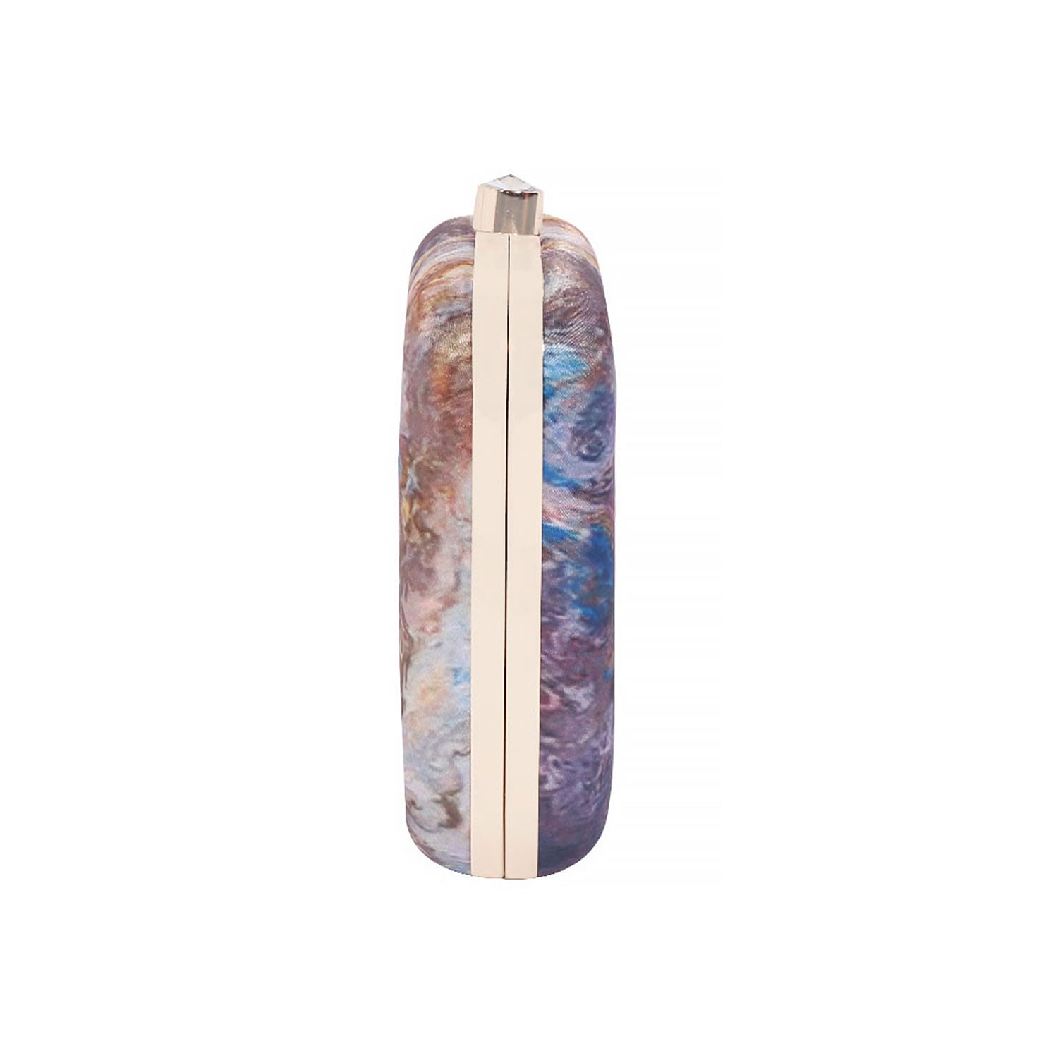 Stylish Satin Digital Print Sqaure Box Clutch for Women & Girls