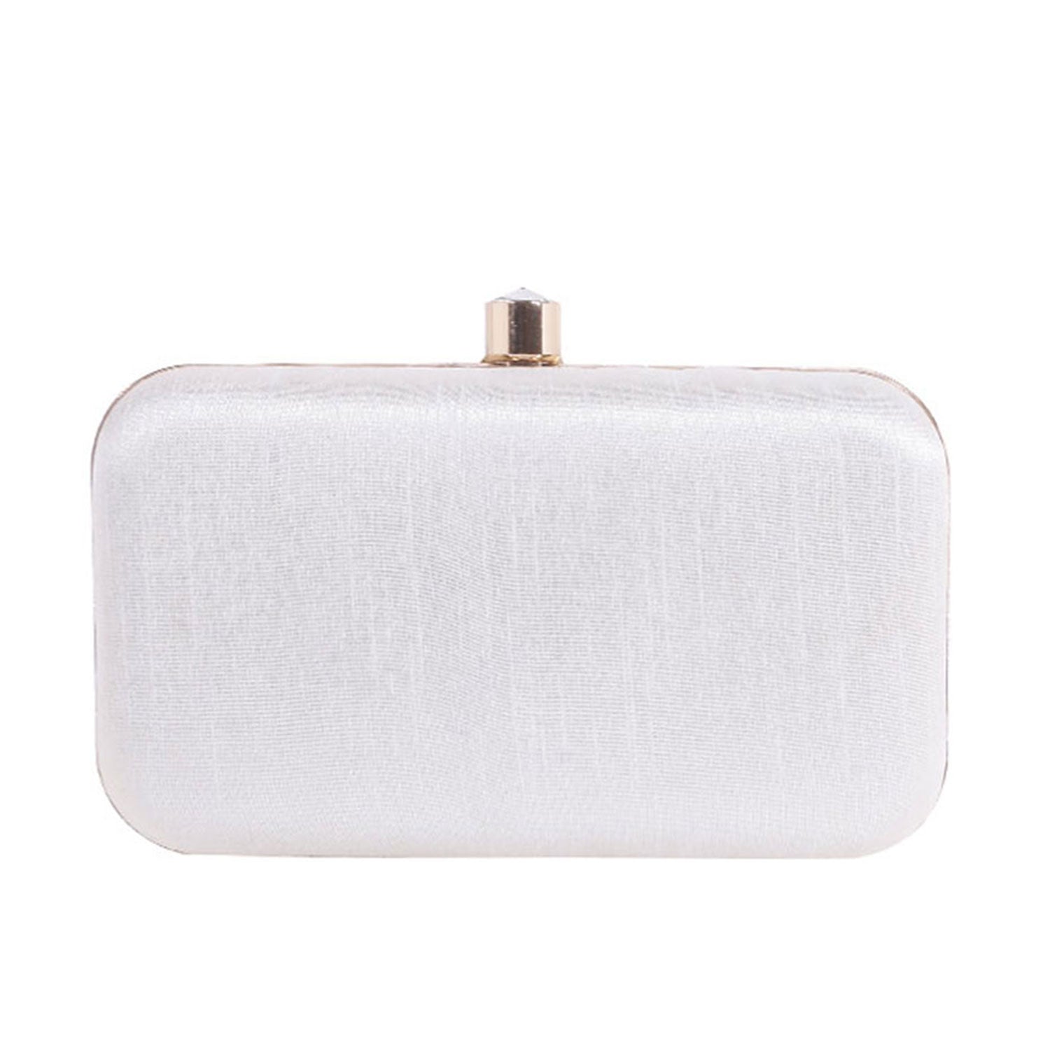 Pearl clutch bag rectangle shape