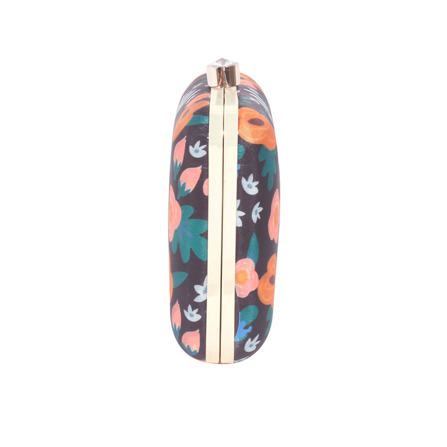 Abstract printed clutch bag