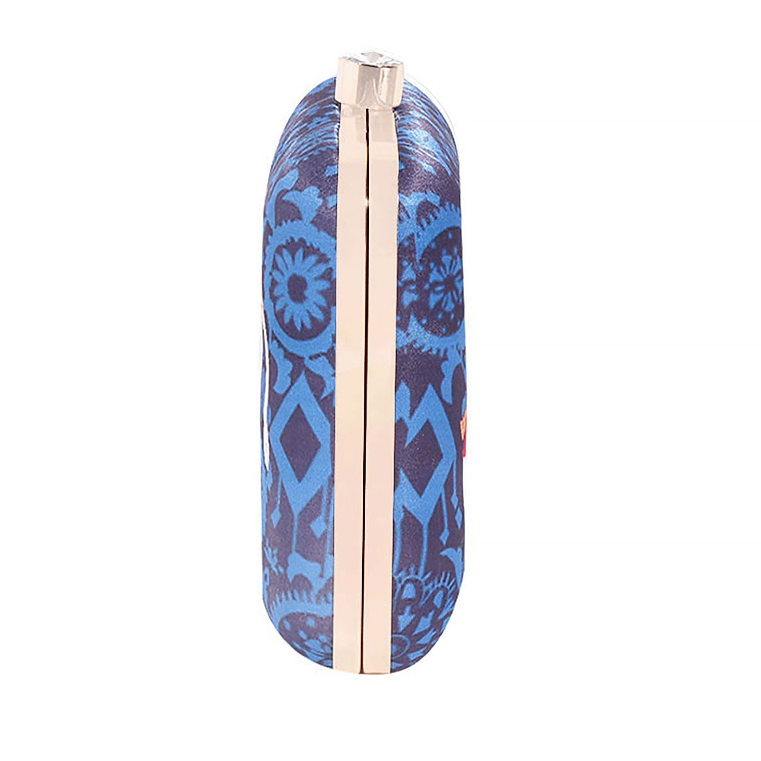 Elephant Satin Digital Print Square Box Clutch for Women & Girls