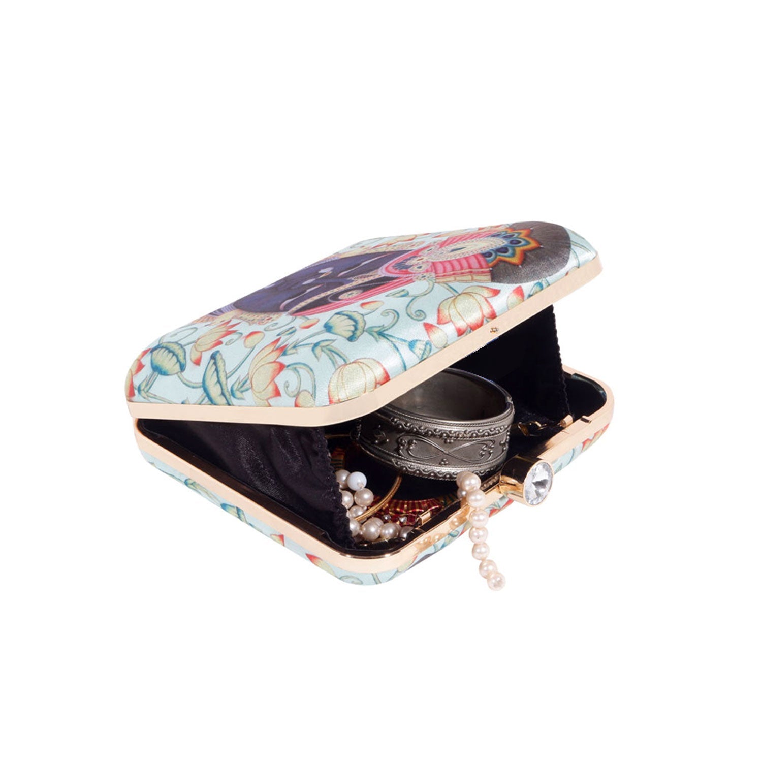 VRPS Printed Clutche | Handcrafted Ethnic Bag | SWIS-449