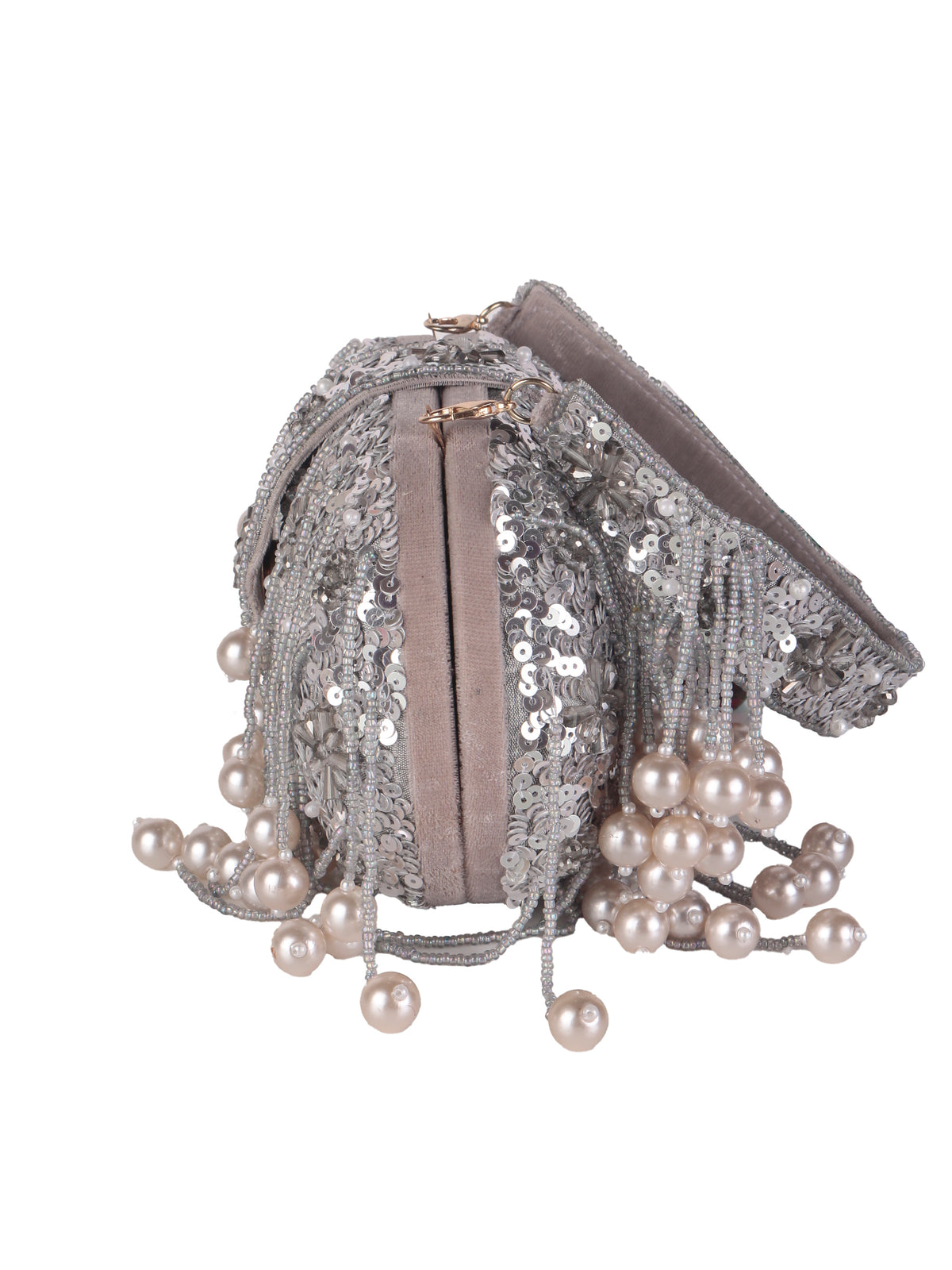 VRPS Embroidered Clutch | Handcrafted Ethnic Bag | SWIS-1681 | Additional Angle