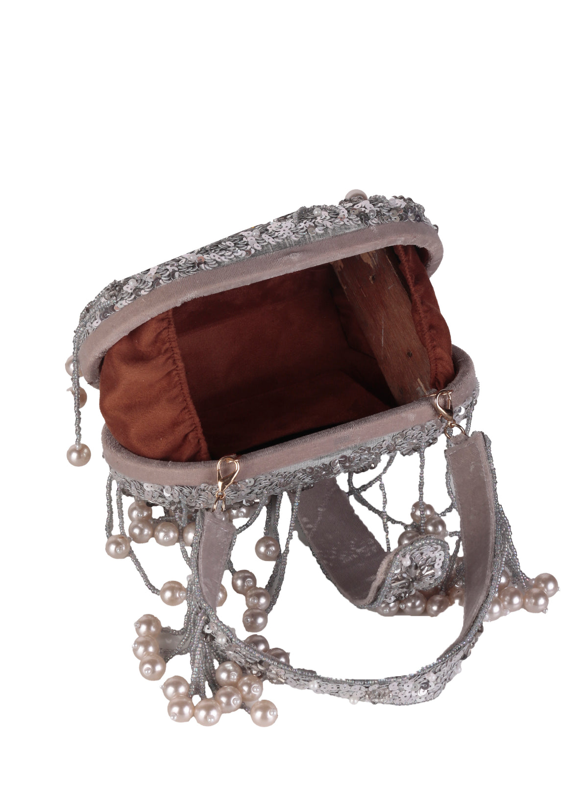 VRPS Embroidered Clutch | Handcrafted Ethnic Bag | SWIS-1681 | Additional Angle