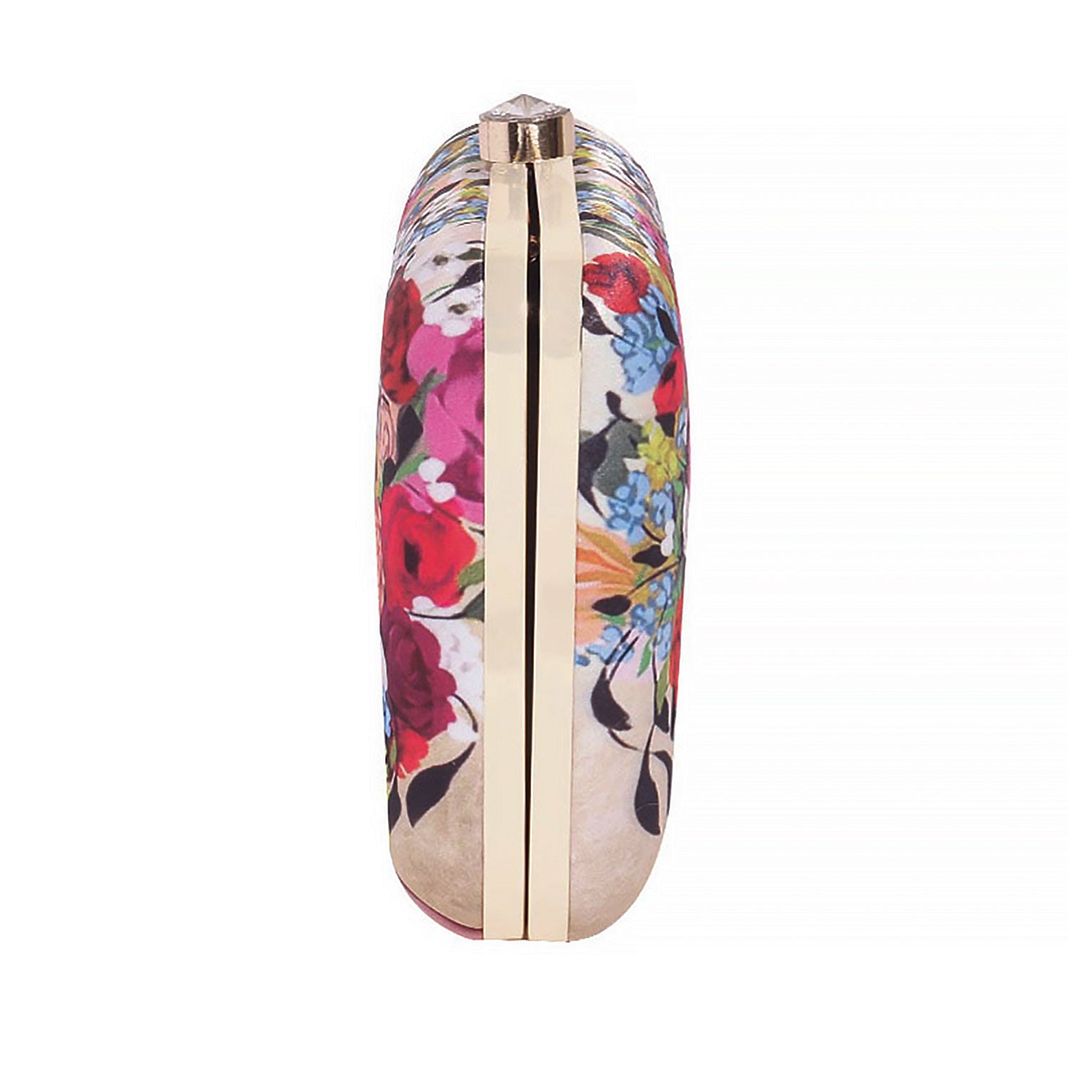Head Of Flower Digital Print Box Clutch For Girls for Women & Girls