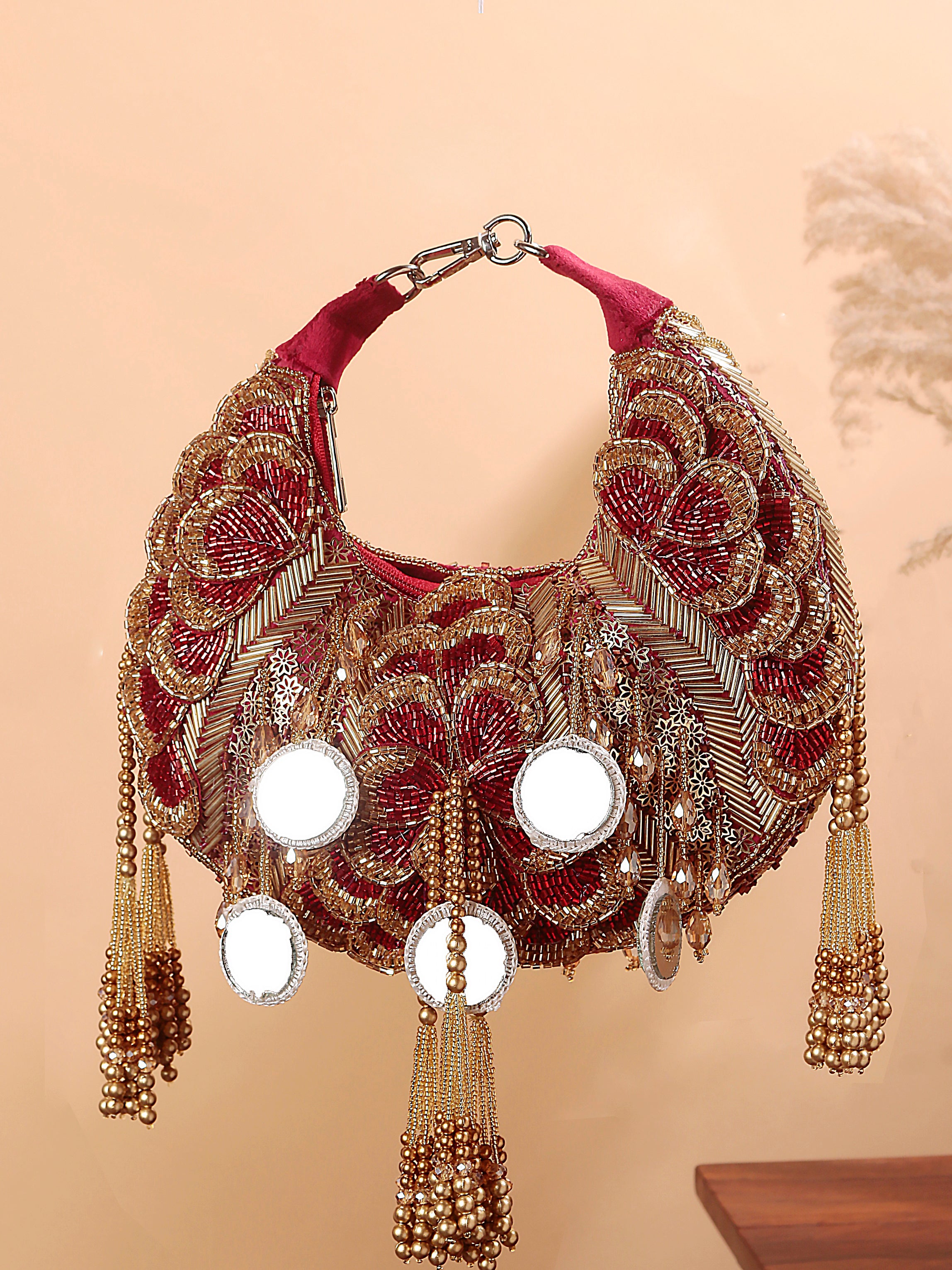 VRPS Moon Clutch | Handcrafted Ethnic Bag | SWIS-1531