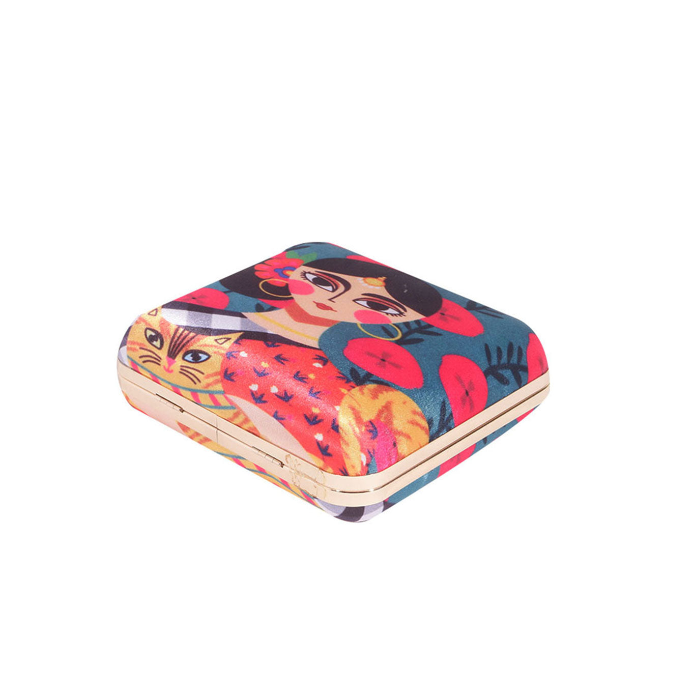 PRINTED CLUTCH BAG