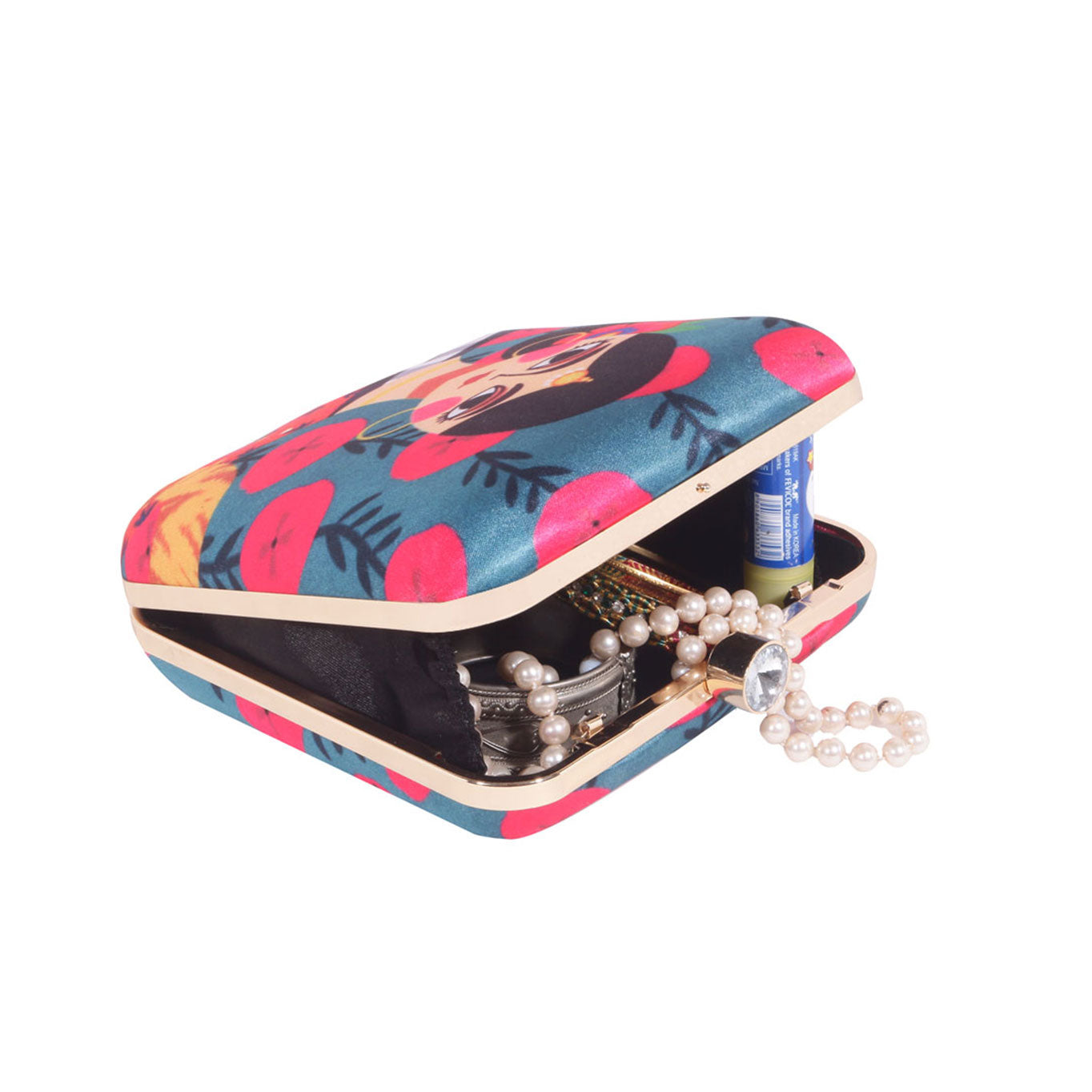PRINTED CLUTCH BAG