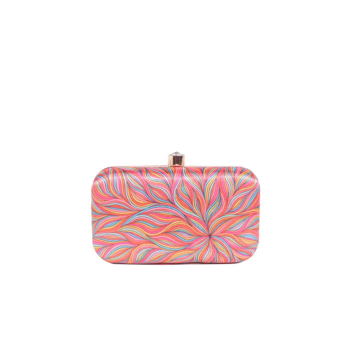 Stylish Printed Rectunglar Clutch Bag For Women & Girls