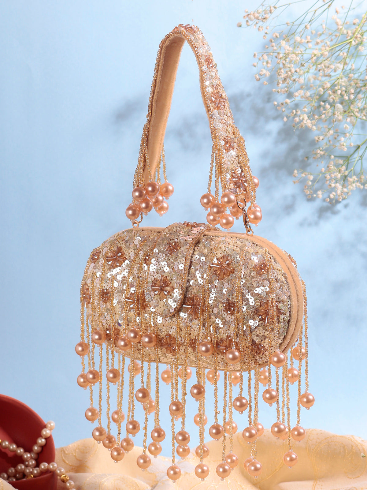 VRPS Embroidered Clutch | Handcrafted Ethnic Bag | SWIS-1677 | Additional Angle