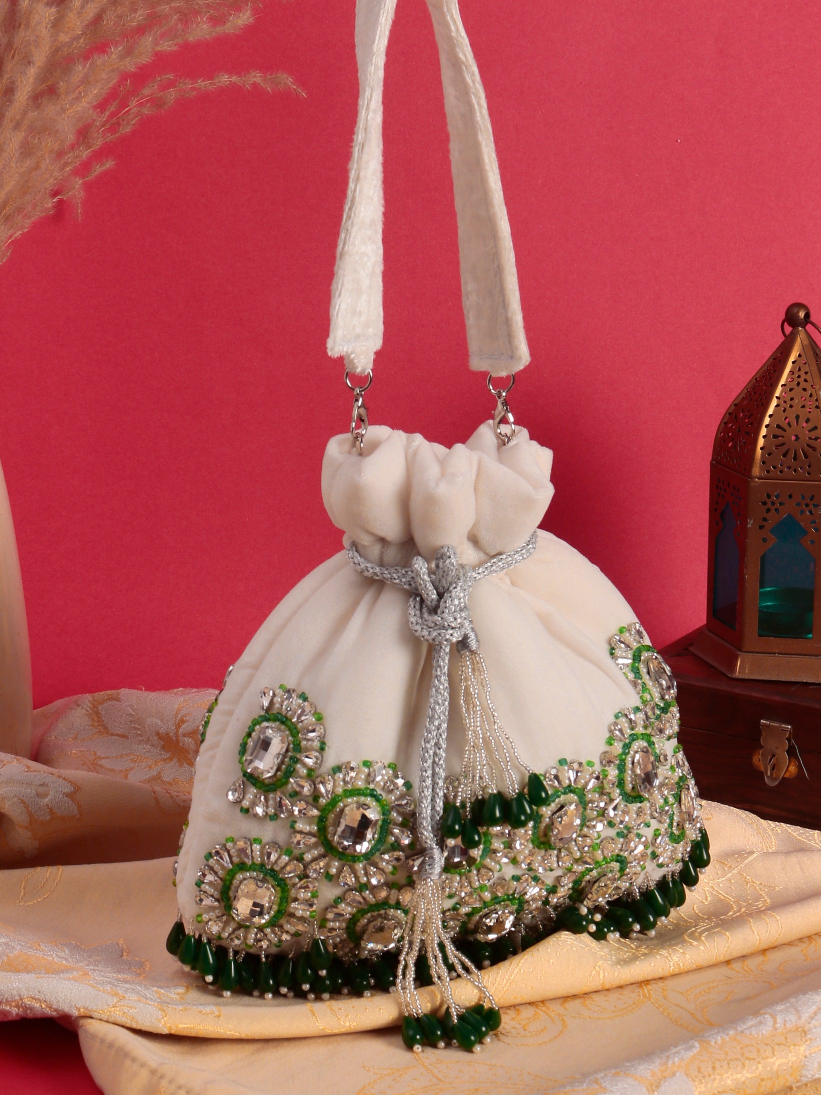 VRPS Potli Bag | Handcrafted Ethnic Bag | SWIS-1665 | Additional Angle