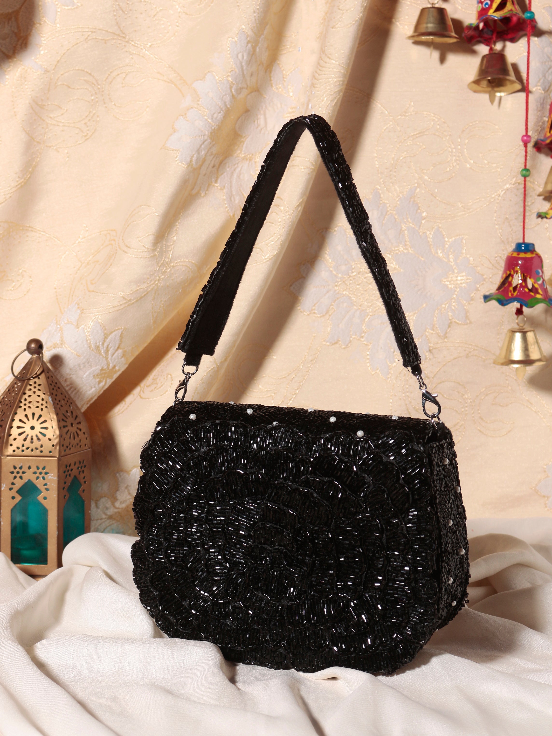 VRPS Flap Bag | Handcrafted Ethnic Bag | SWIS-1658 | Additional Angle