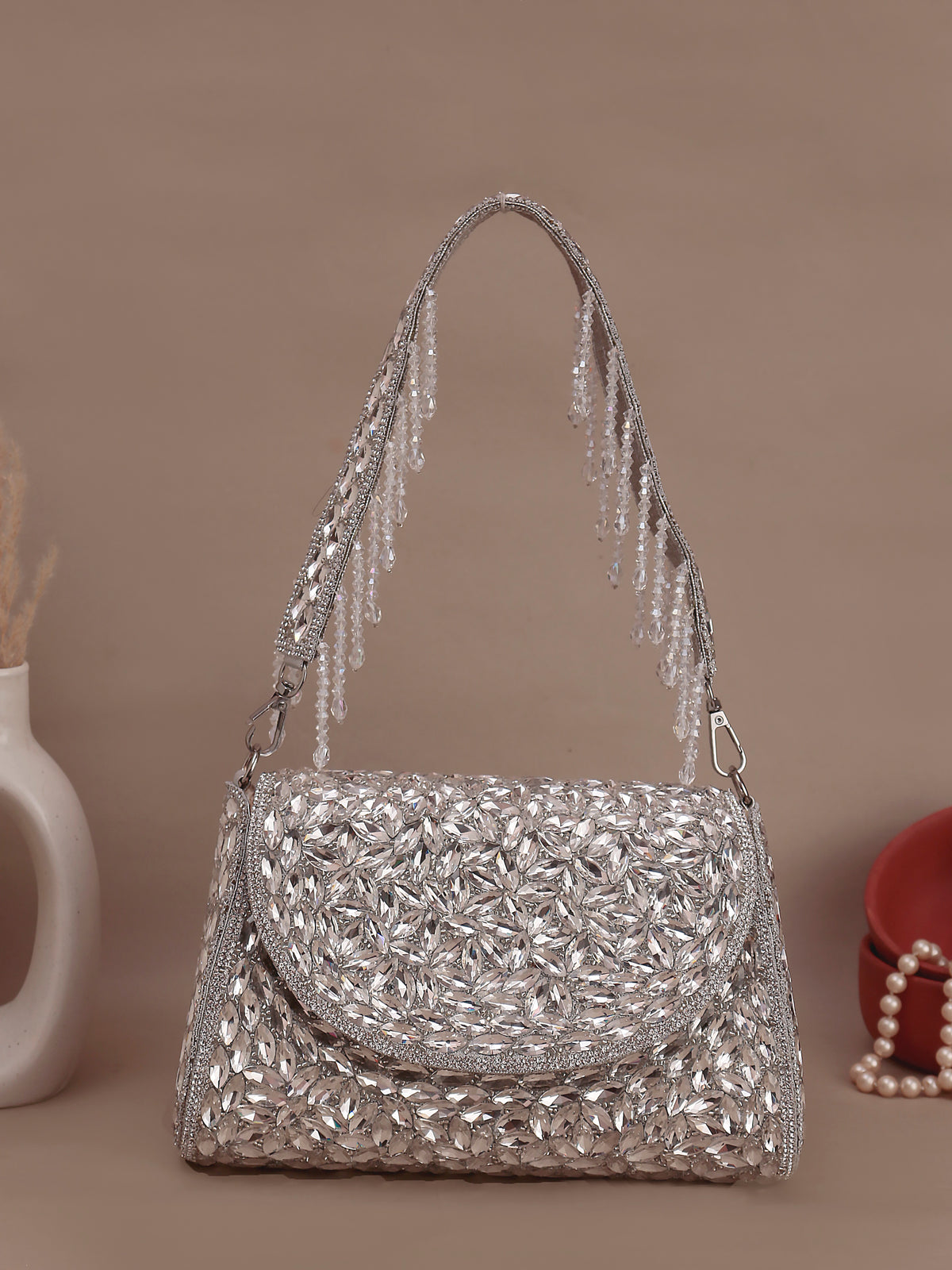 VRPS Flap Bag | Handcrafted Ethnic Bag | SWIS-1663 | Additional Angle