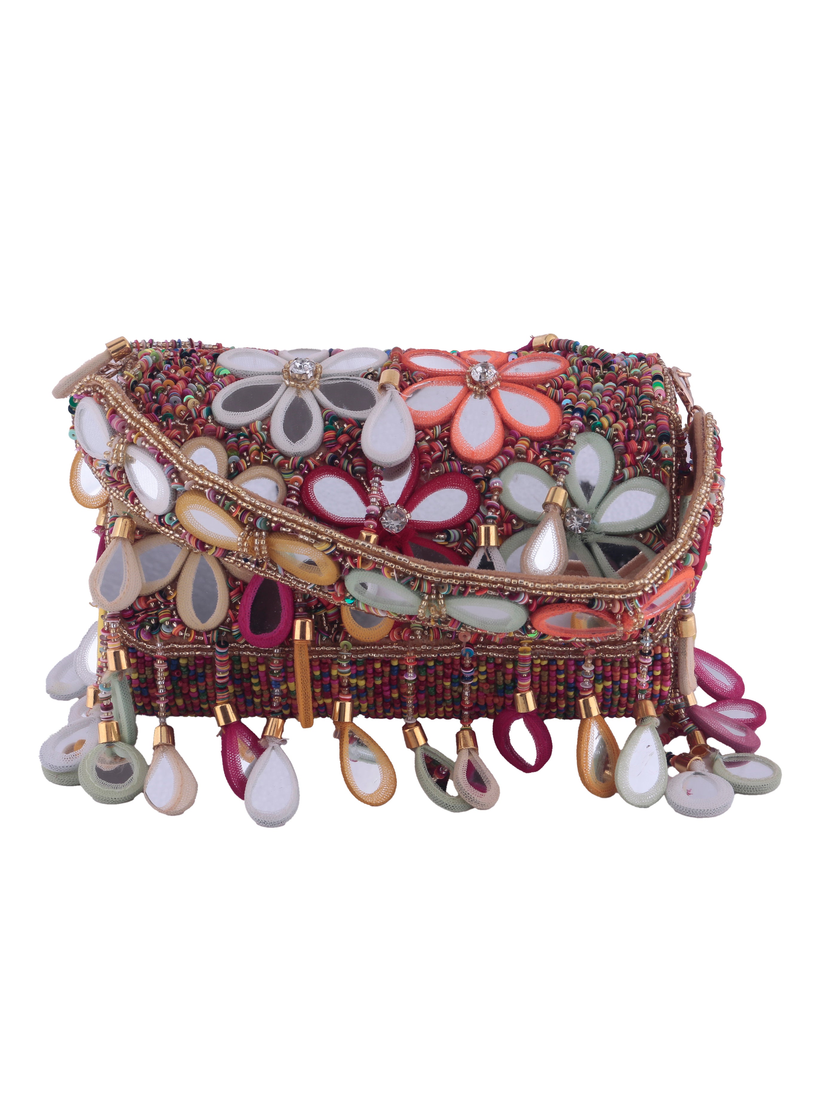 VRPS Flap Bag | Handcrafted Ethnic Bag | SWIS-1691 | Additional Angle