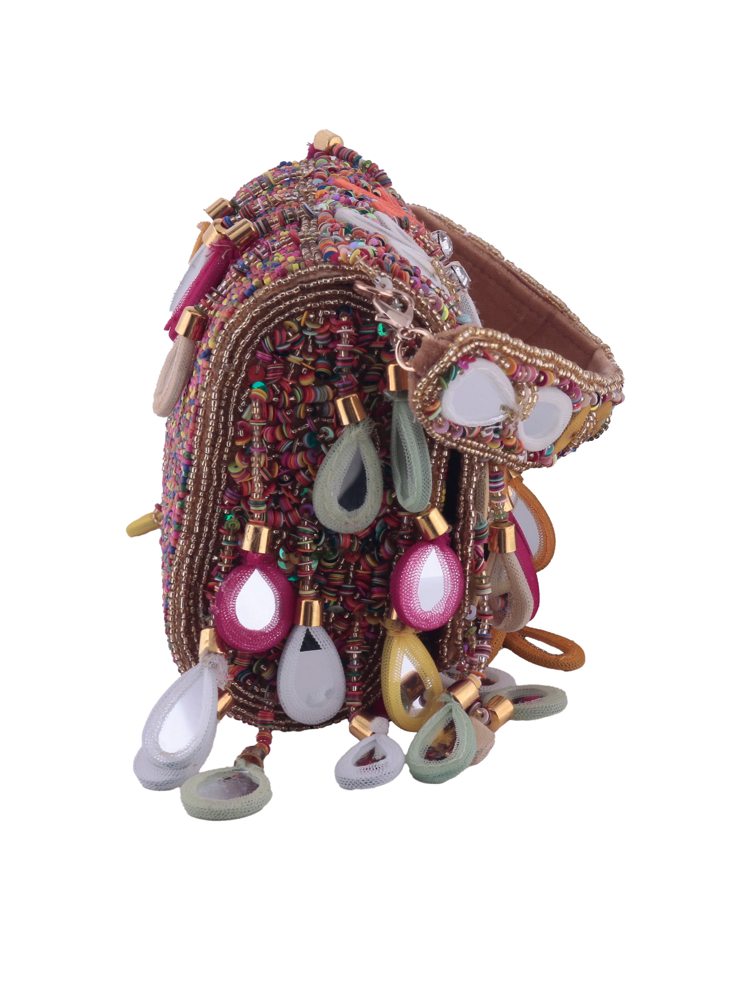 VRPS Flap Bag | Handcrafted Ethnic Bag | SWIS-1691 | Additional Angle