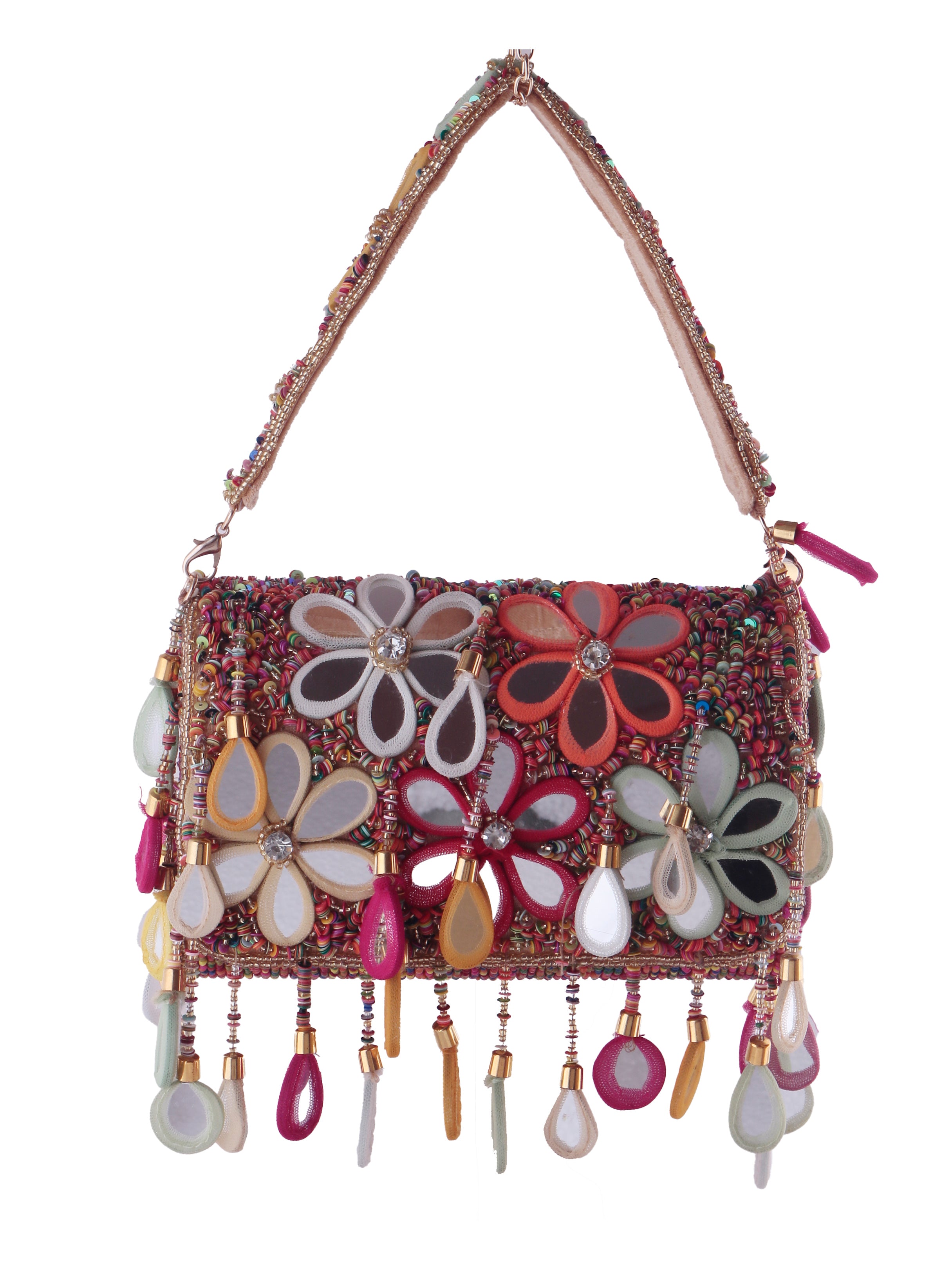 VRPS Flap Bag | Handcrafted Ethnic Bag | SWIS-1691 | Additional Angle