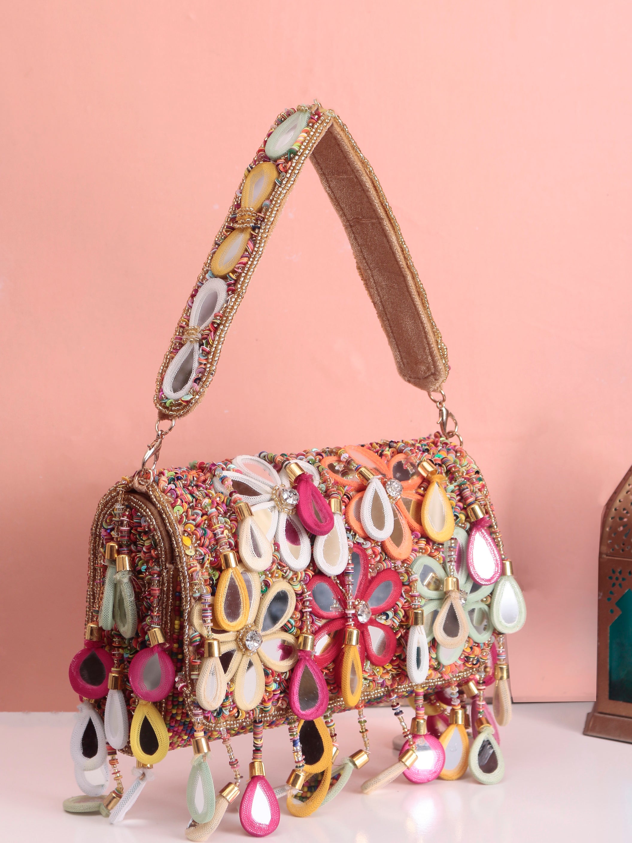 VRPS Flap Bag | Handcrafted Ethnic Bag | SWIS-1691 | Additional Angle