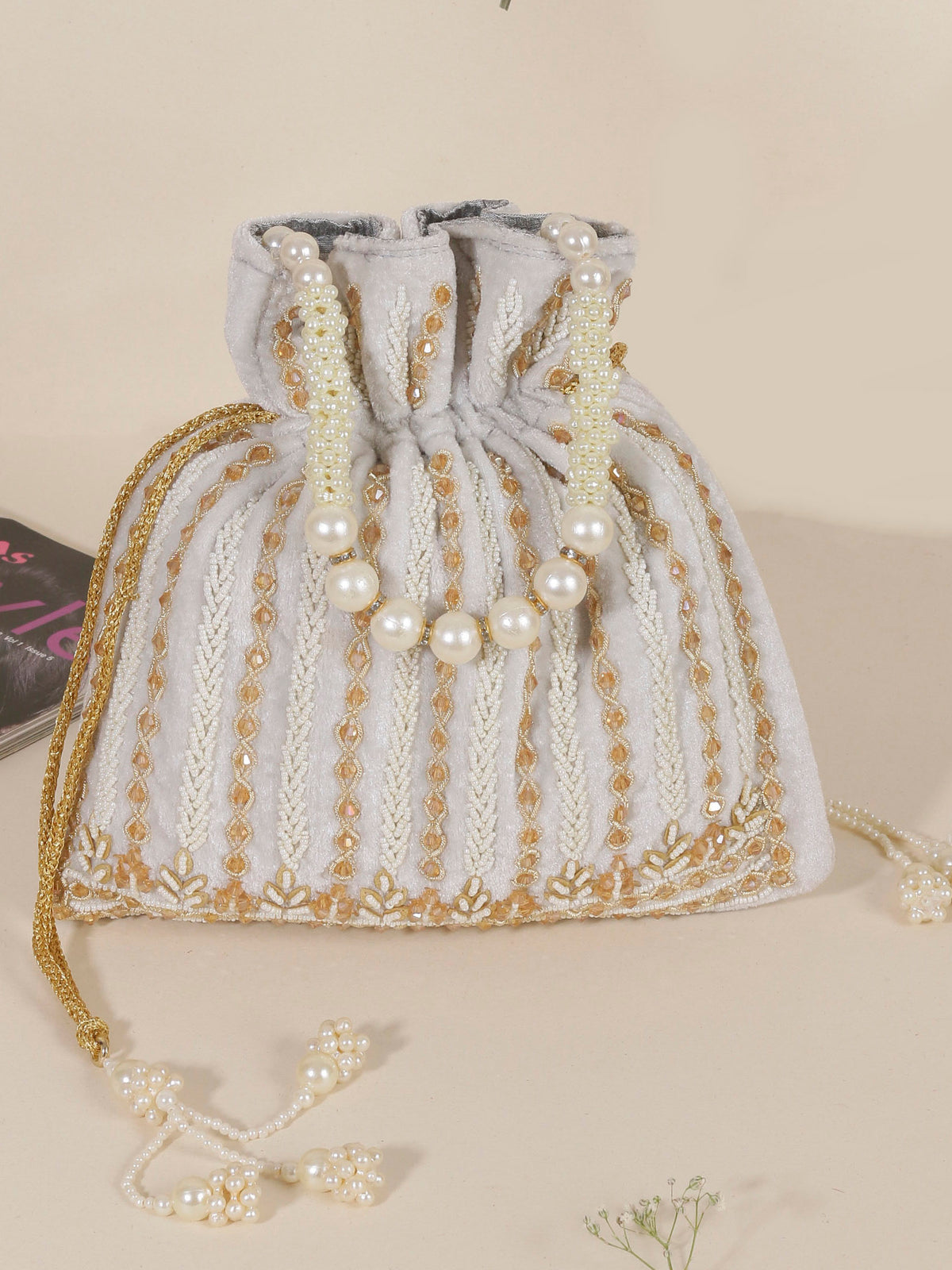VRPS Potli Bag | Handcrafted Ethnic Bag | SWIS-1079 | Additional Angle
