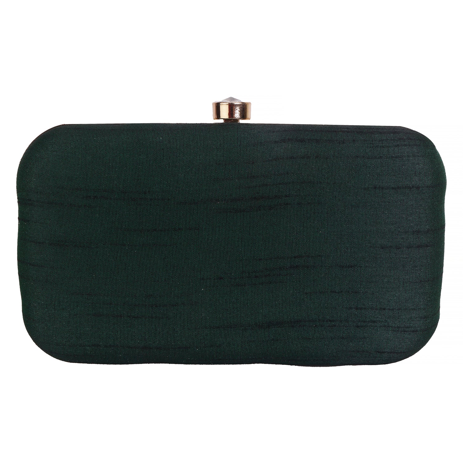 handmade embroidery emereld green clutch