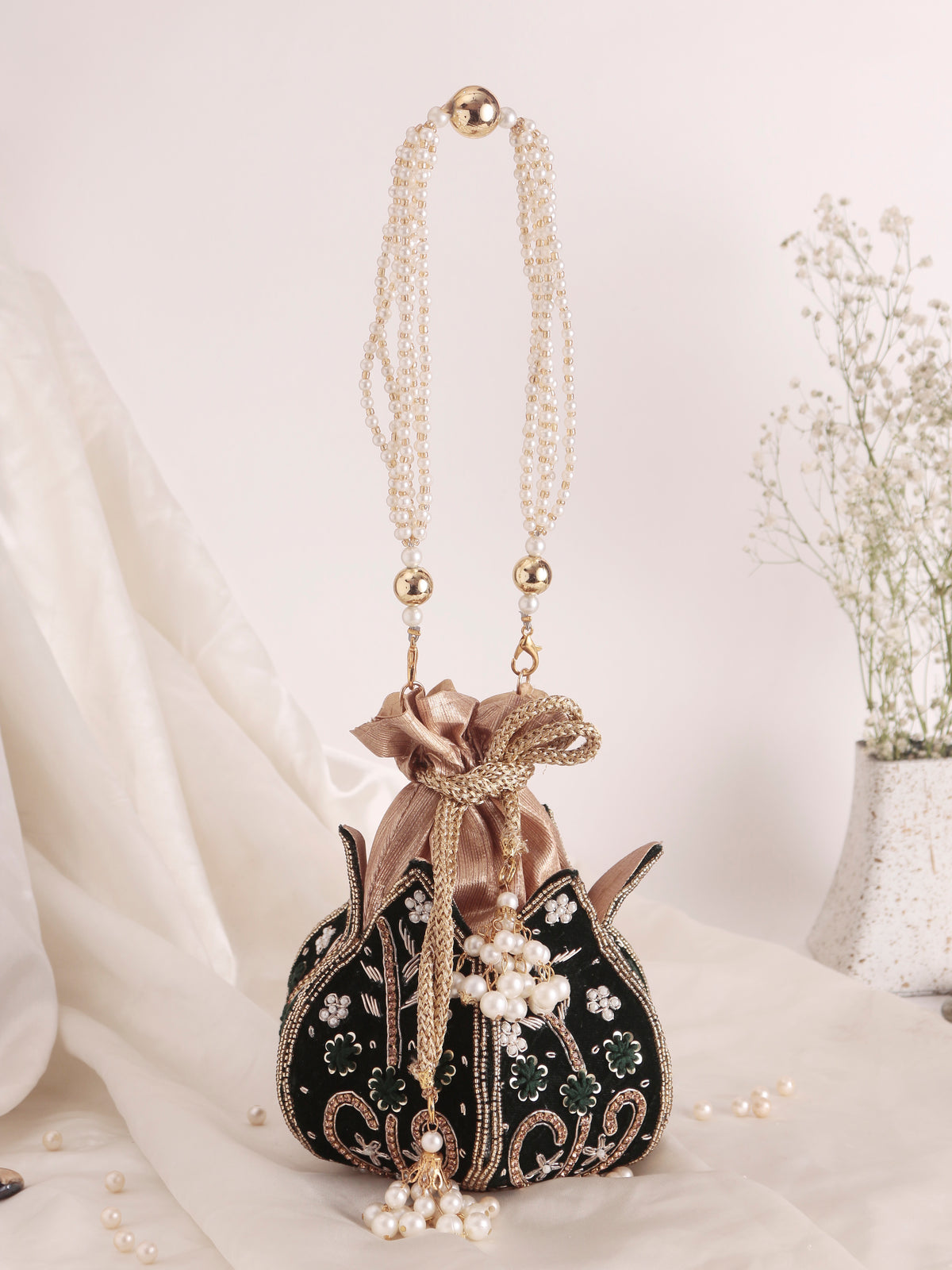 VRPS Potli Bag | Handcrafted Ethnic Bag | SWIS-1697 | Additional Angle