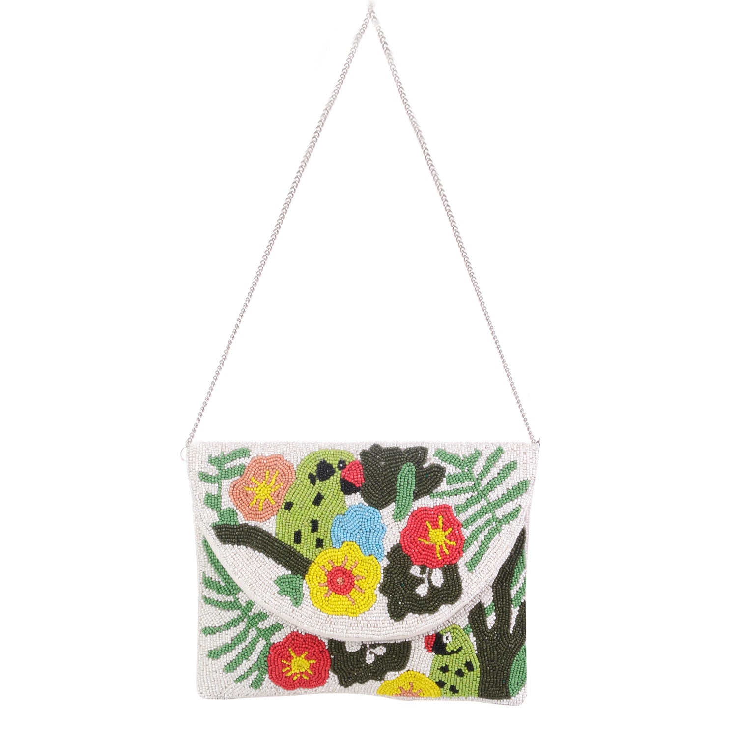 Assorted Beaded Design Boho Bag