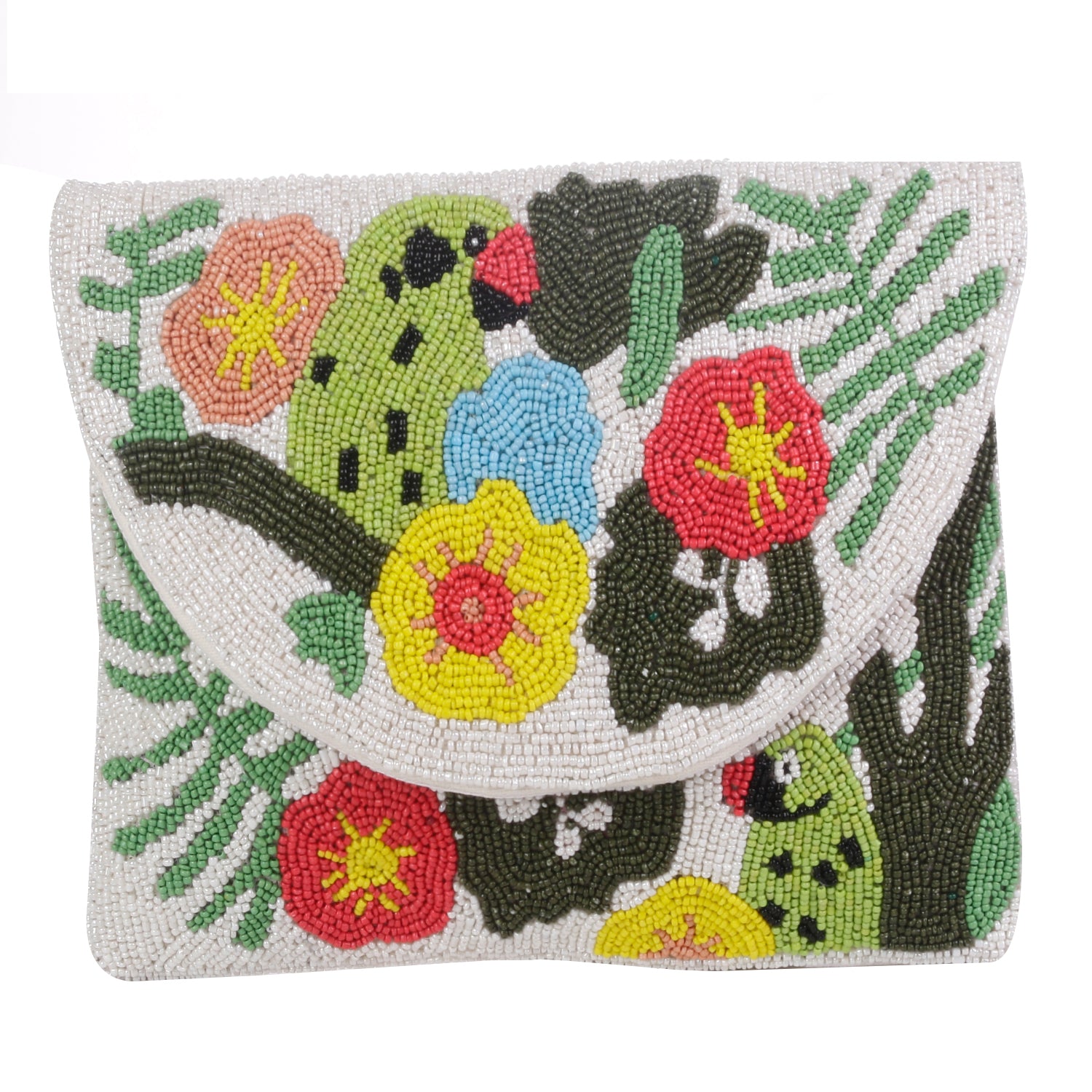 Assorted Beaded Design Boho Bag
