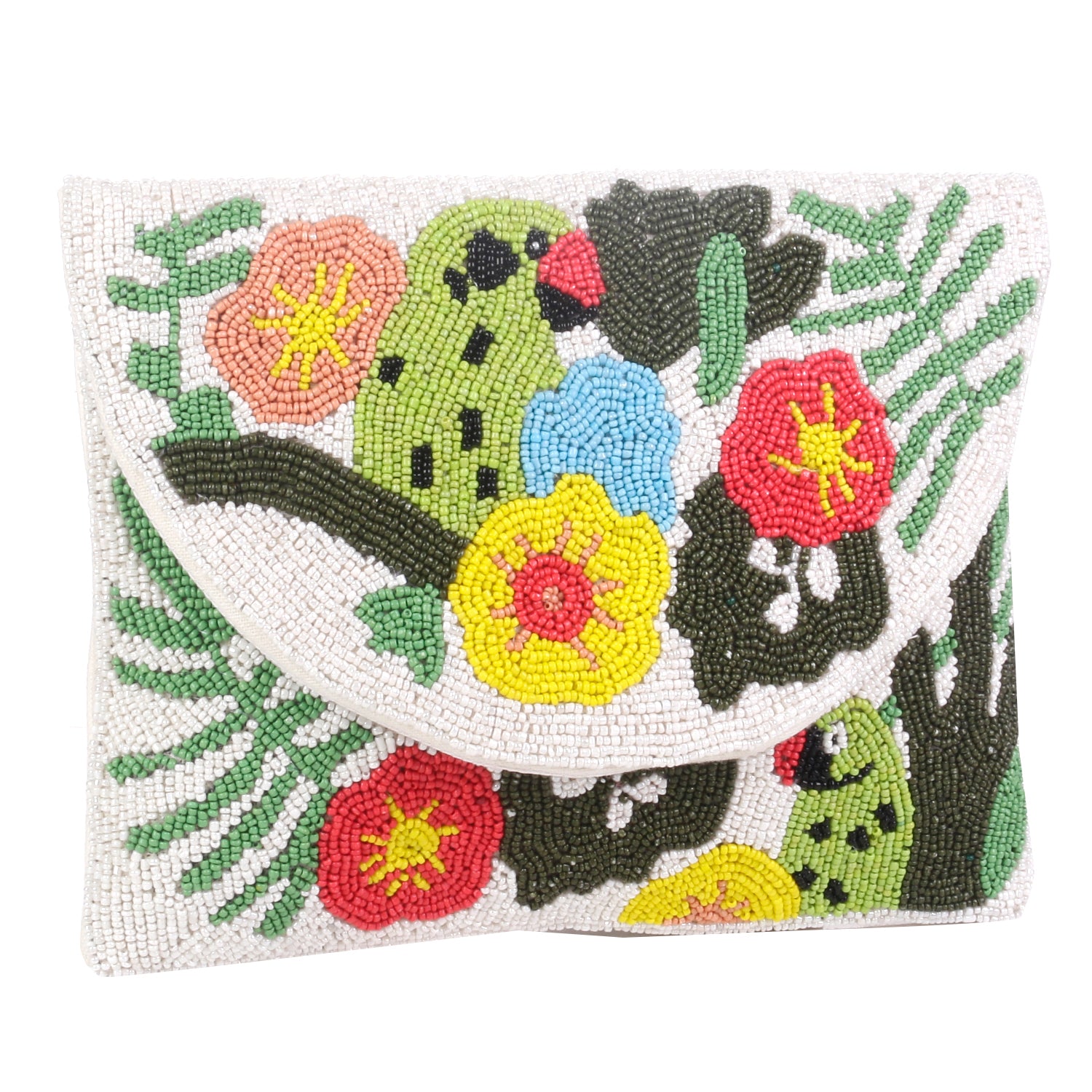 Assorted Beaded Design Boho Bag