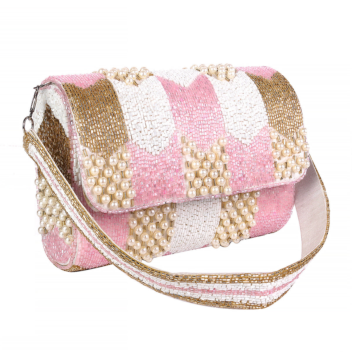 VRPS Embroidered Clutch | Handcrafted Ethnic Bag | SWIS-2596 | Additional Angle