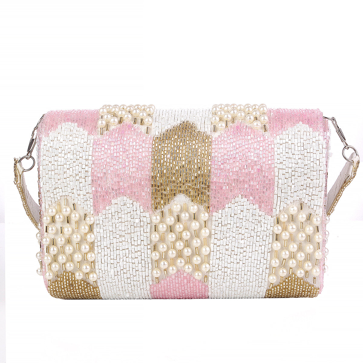 VRPS Embroidered Clutch | Handcrafted Ethnic Bag | SWIS-2597 | Additional Angle