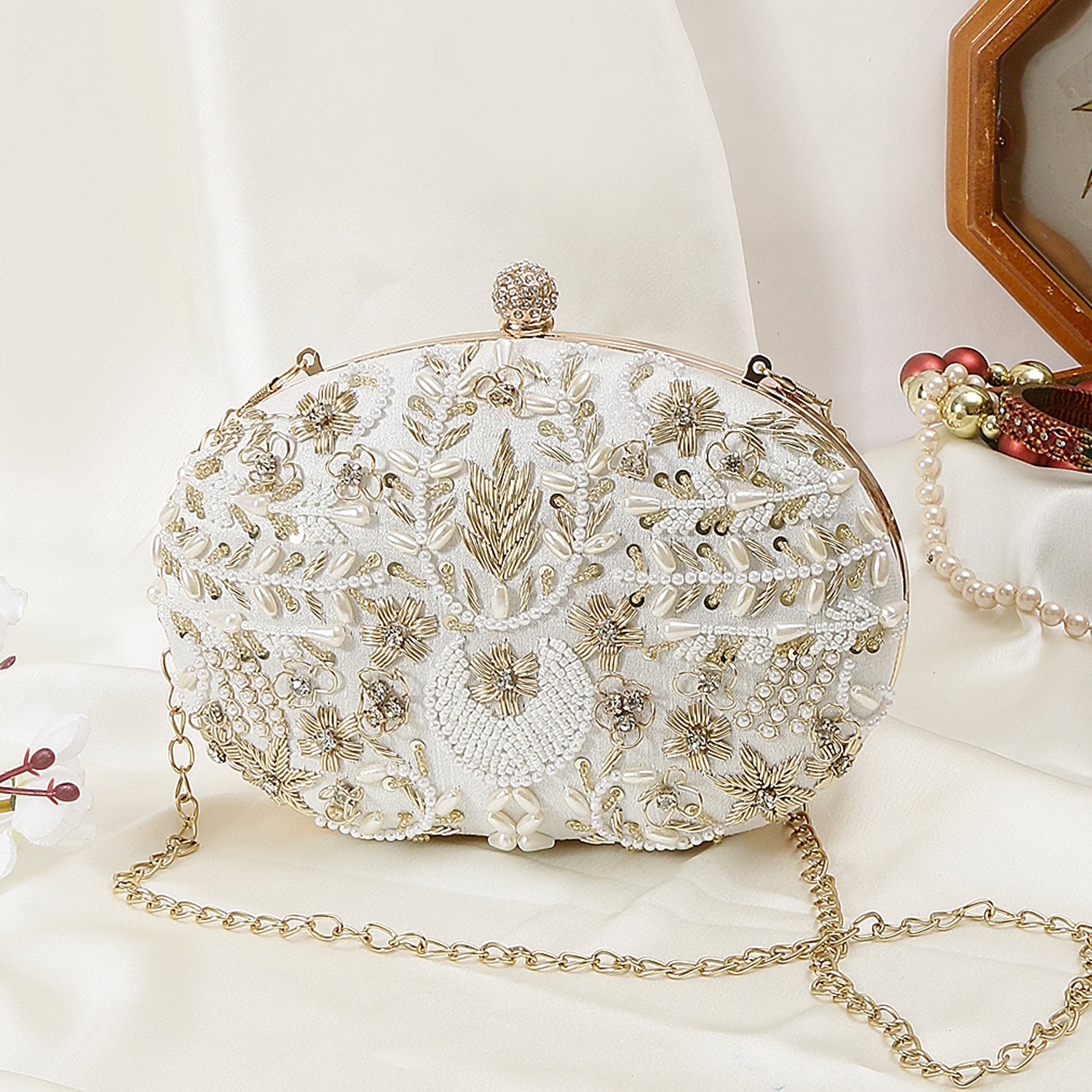 VRPS Flap Bag | Handcrafted Ethnic Bag | SWIS-2671 | Additional Angle