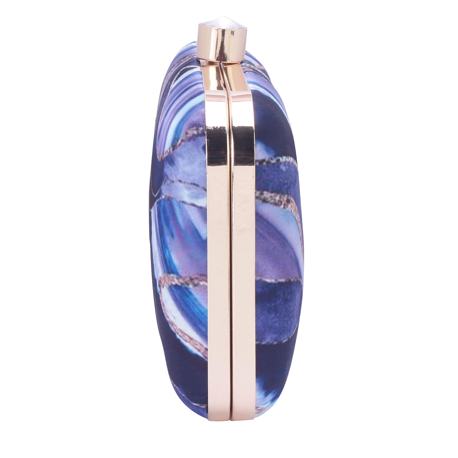 Abstract printed clutch