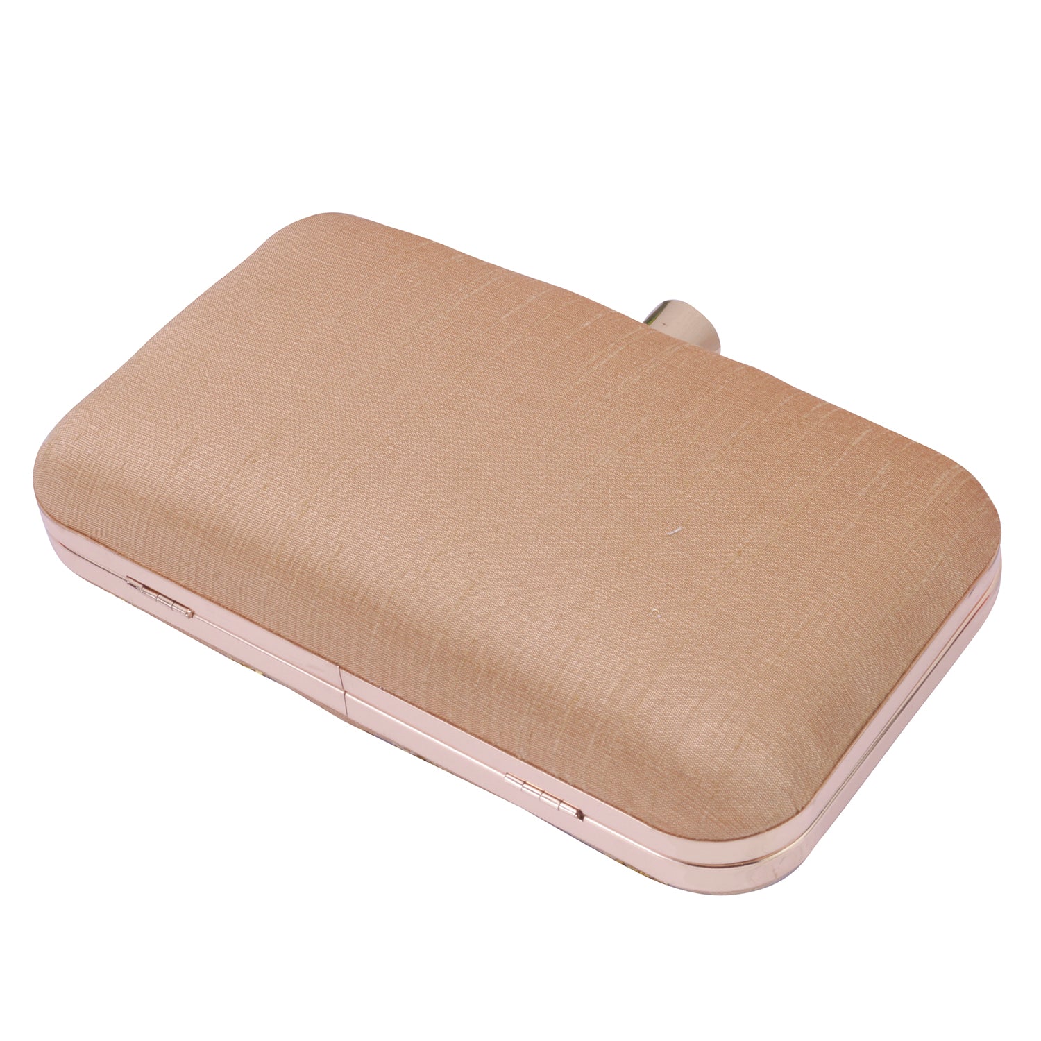 gold embroidery clutch