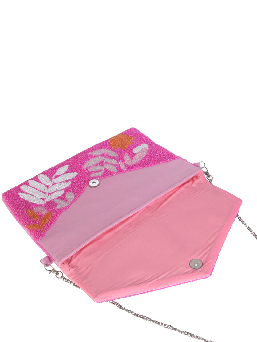 VRPS Beaded Clutch | Handcrafted Ethnic Bag | SWIS-1111 | Additional Angle