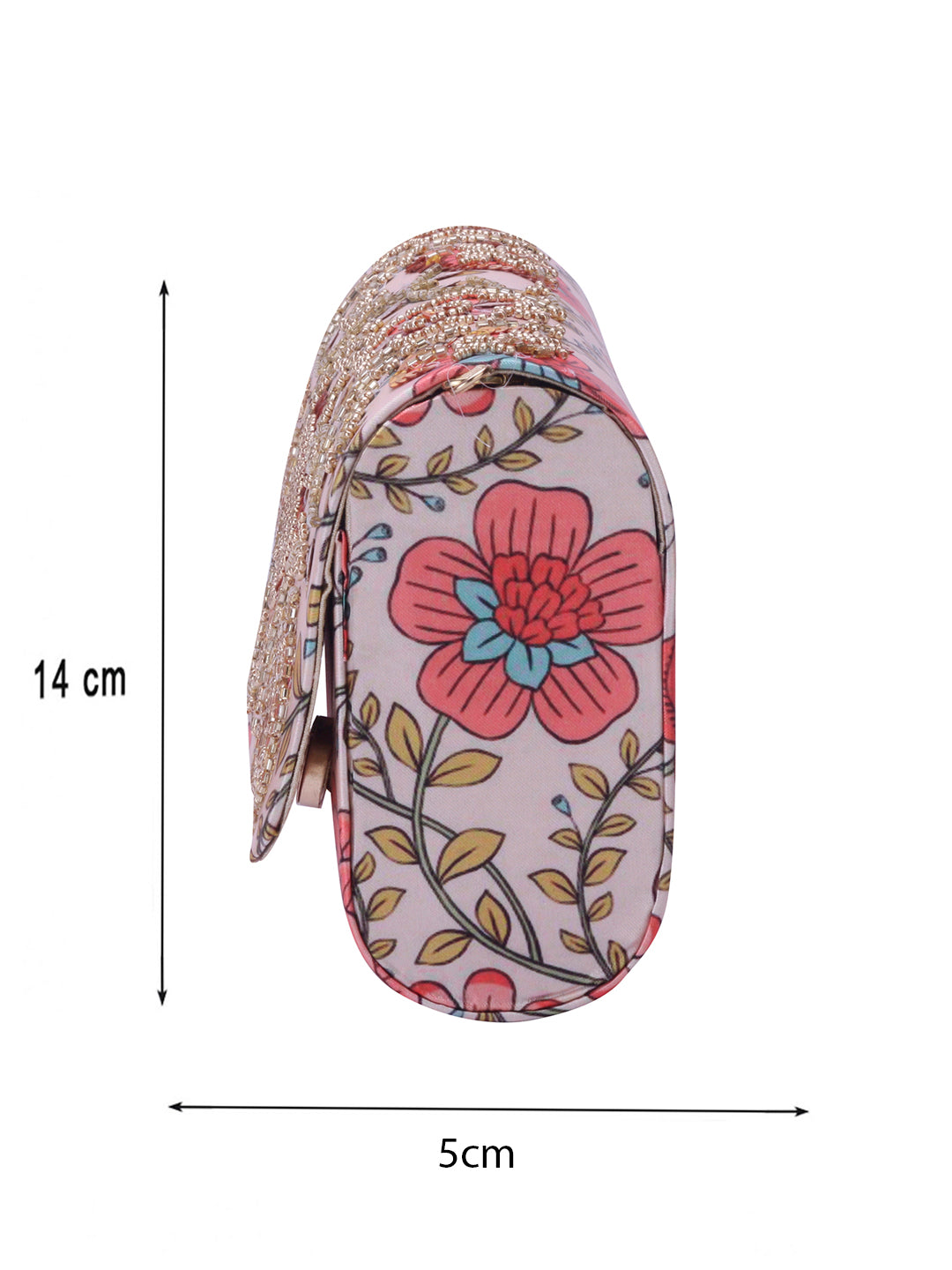 VRPS Beaded Clutch | Handcrafted Ethnic Bag | SWIS-4583 | Additional Angle