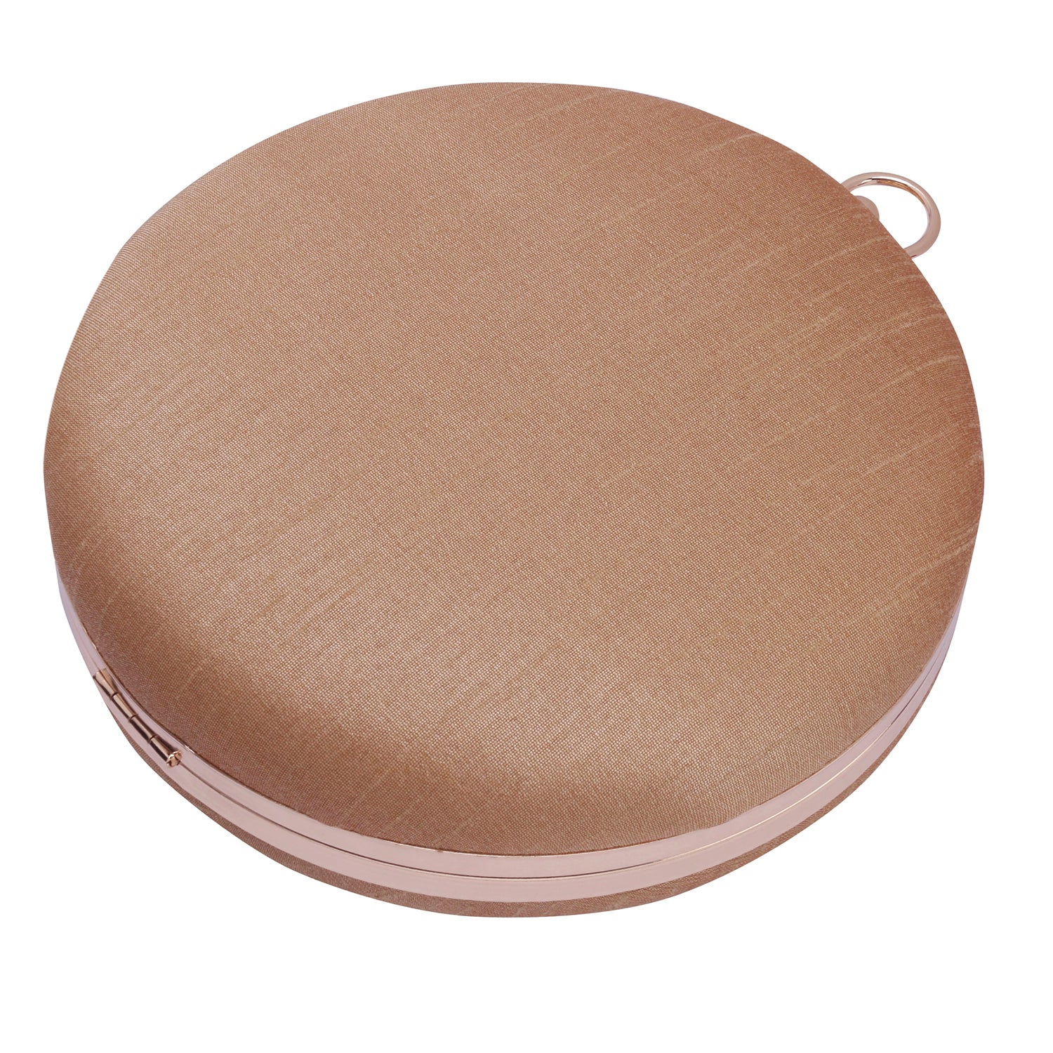 gold round clutch