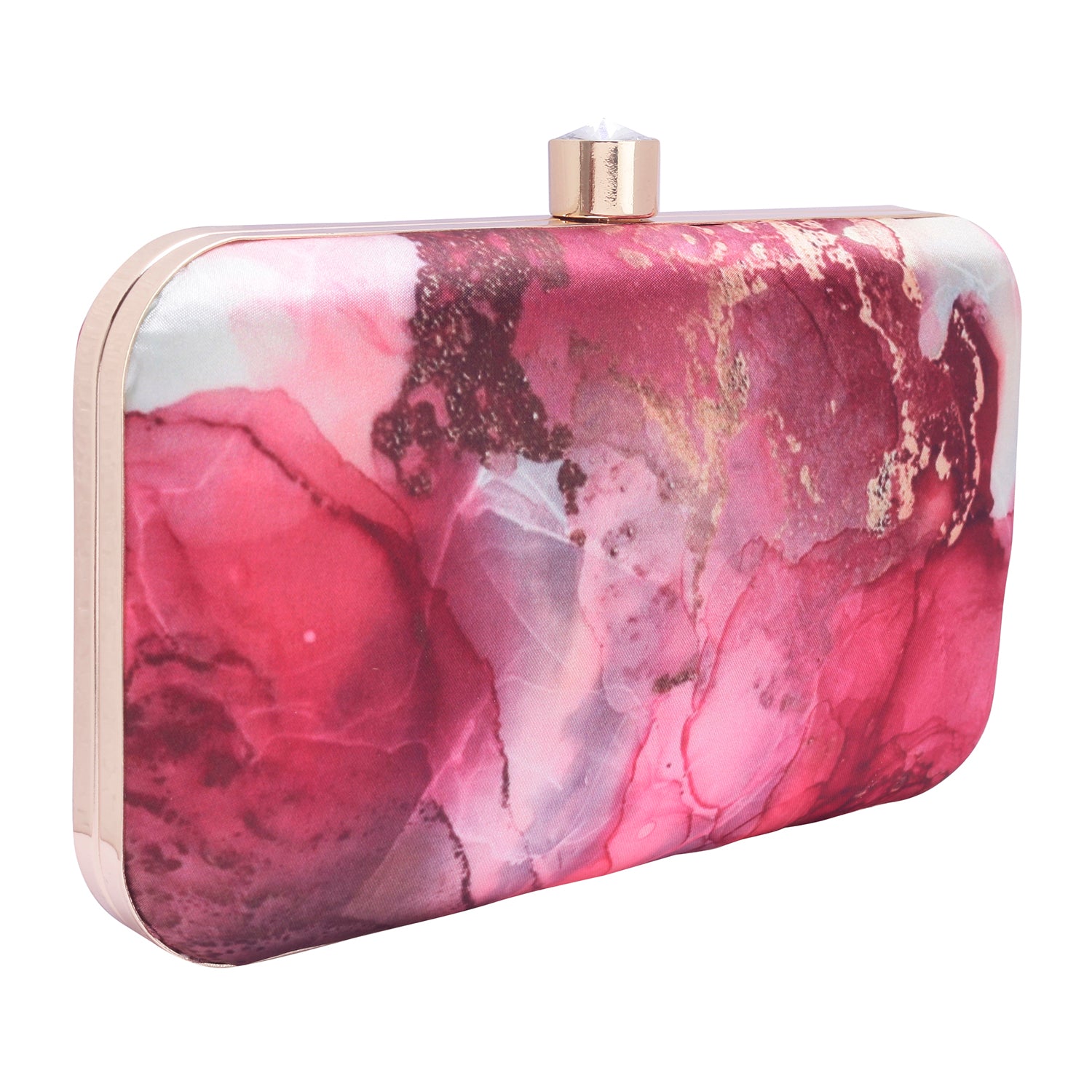 marbel digital printed clutch