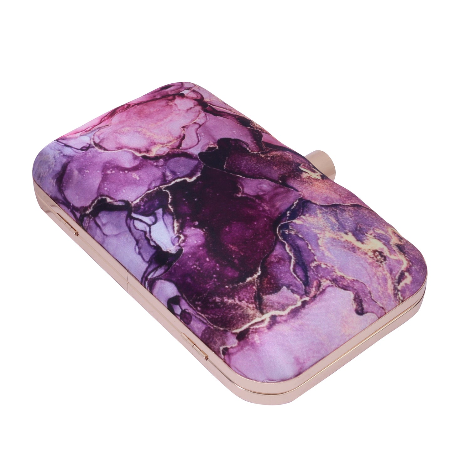 marbel printed clutch