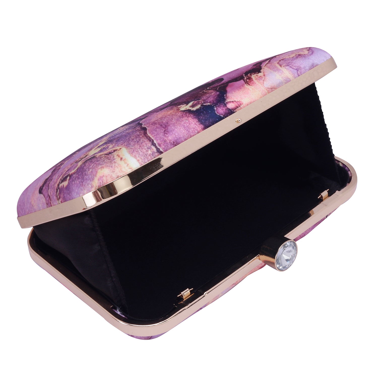 marbel printed clutch