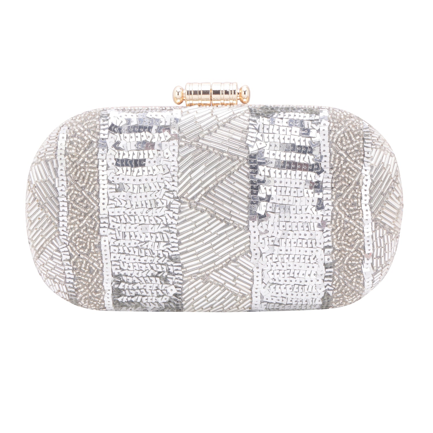silver tiktok clutch
