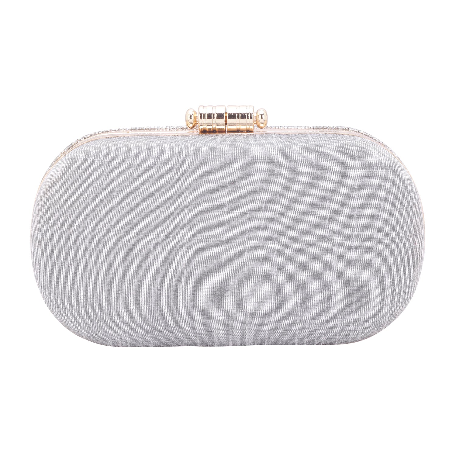 silver tiktok clutch