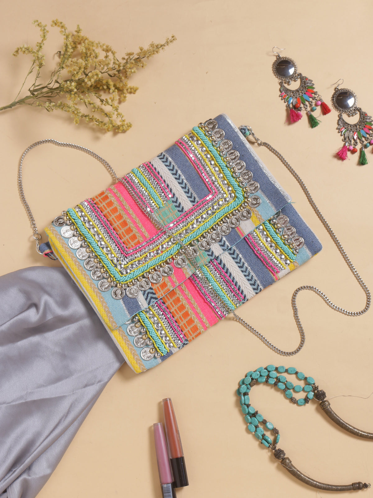 VRPS Banjara Boho Bag | Handcrafted Ethnic Bag | SWIS-1129