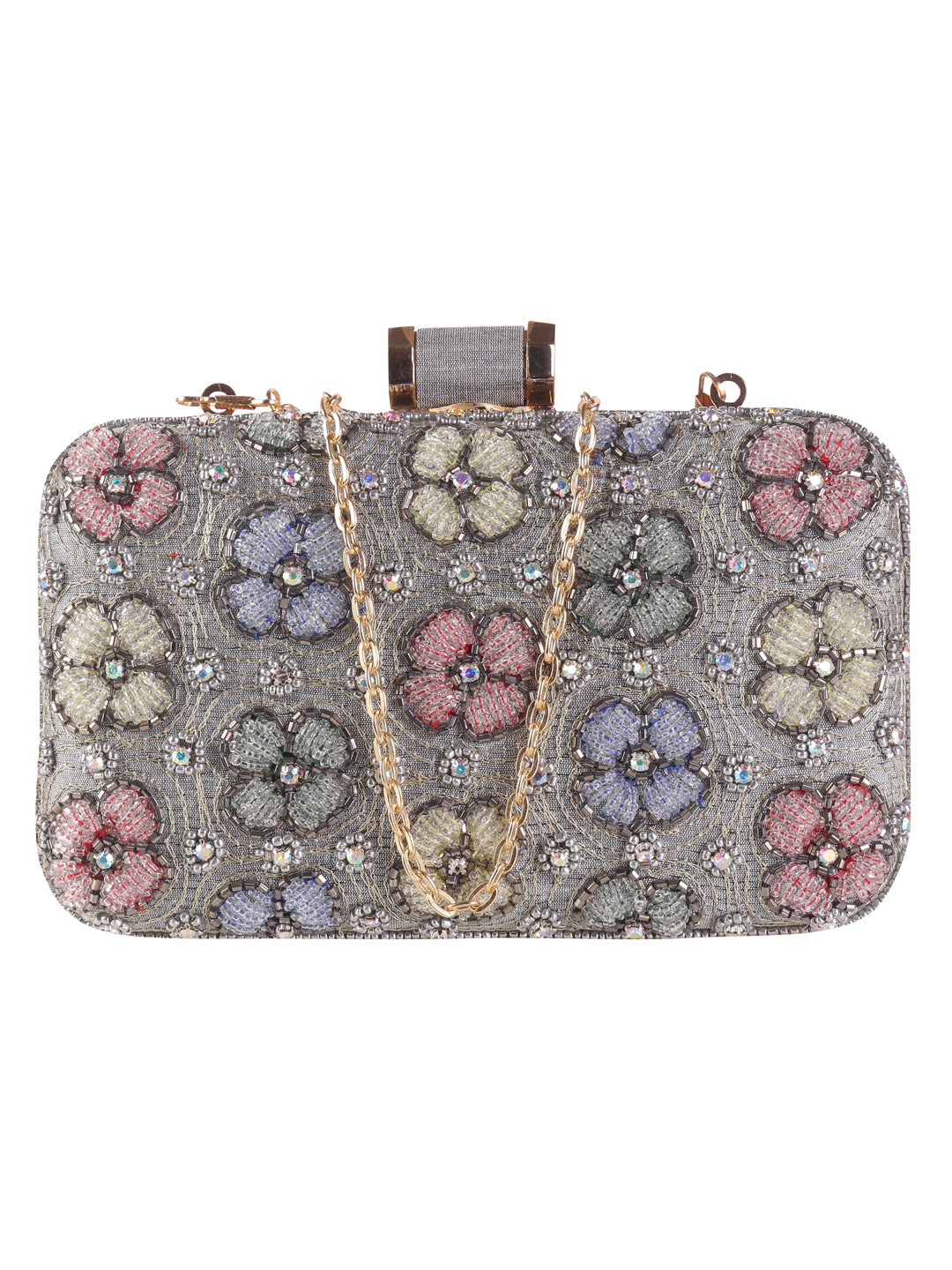 VRPS Embroidered Clutch | Handcrafted Ethnic Bag | SWIS-1275 | Additional Angle
