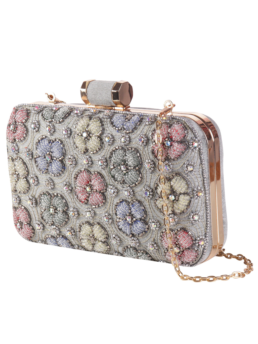 VRPS Embroidered Clutch | Handcrafted Ethnic Bag | SWIS-1275 | Additional Angle