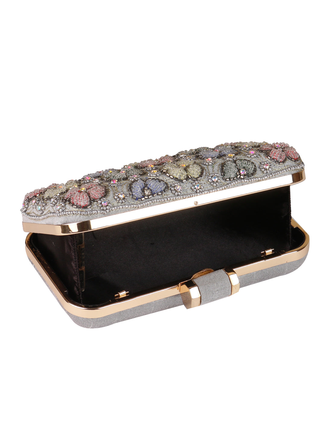 VRPS Embroidered Clutch | Handcrafted Ethnic Bag | SWIS-1275 | Additional Angle